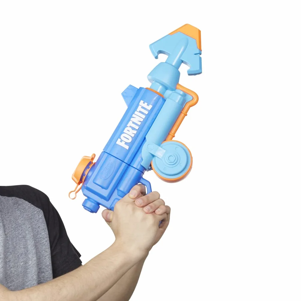 Super Soaker 5010993898794 Nerf Fortnite HG Water Blaster, Pump-Action Soakage, Outdoor Summer Games for Teens, Adults, Multi