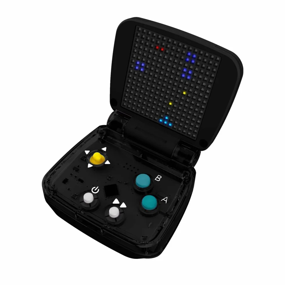 BANDAI TAPTAP Arcade FC34812 Multicolor - Elektroniczne urządzenie do gier w rozmiarze dłoni - Retro, zawiera 10 zabawnych gier wideo, prezent dla osób powyżej 5 lat