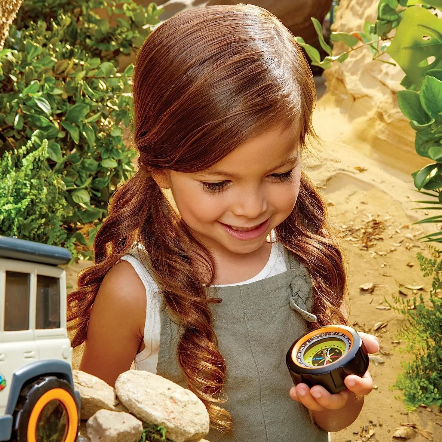 Little Tikes Big Adventures Safari SUV STEM Toy - w zestawie pojazd z lornetką, latarką i kompasem - Świetny prezent dla dzieci w wieku 3+