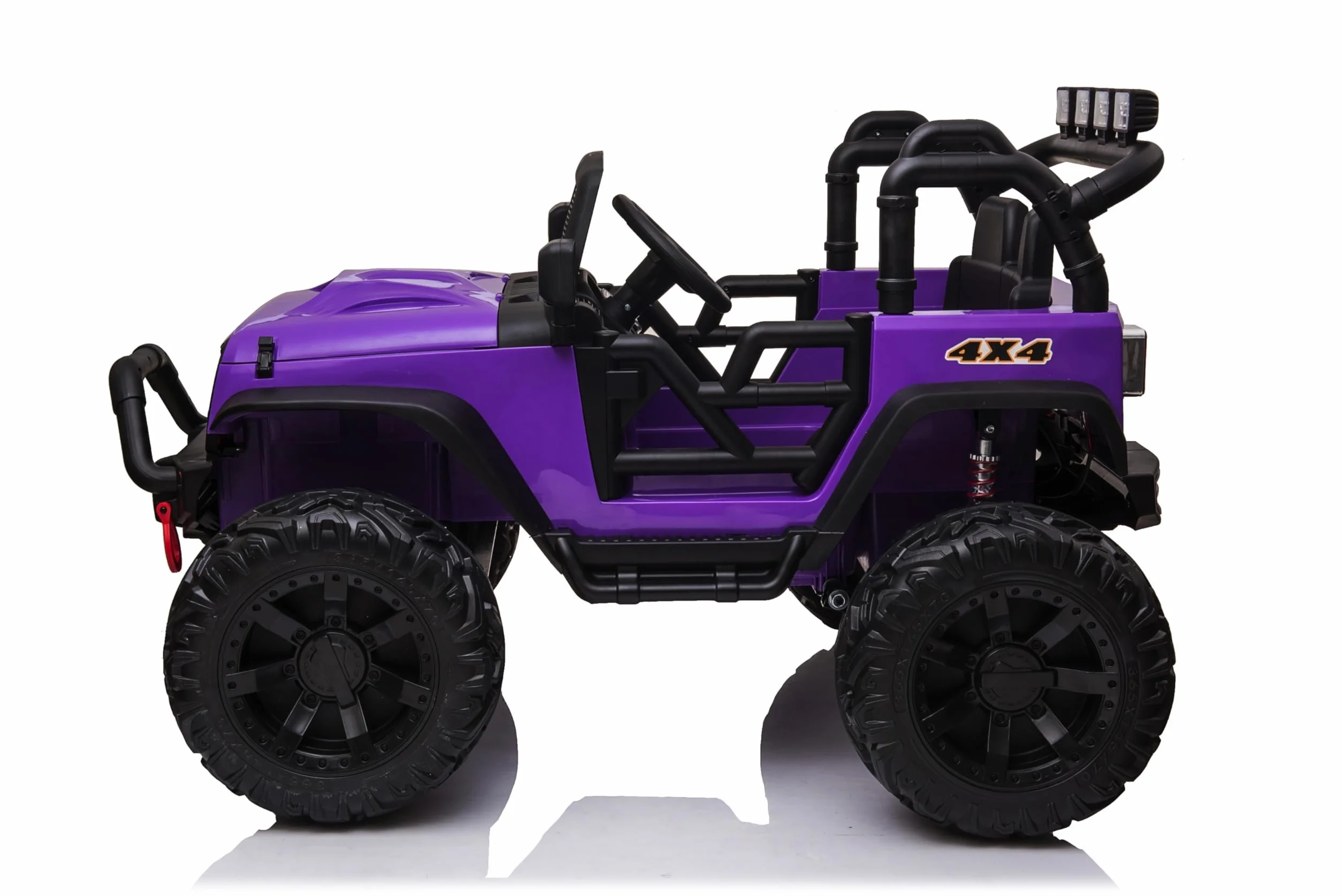 Elektryczny samochód dla dzieci 2-osobowy 24 V Offroad Big Adventure elektryczny samochód dla dzieci pilot zdalnego sterowania skórzanym siedzeniem otwierane drzwi podwójny silnik elektryczny