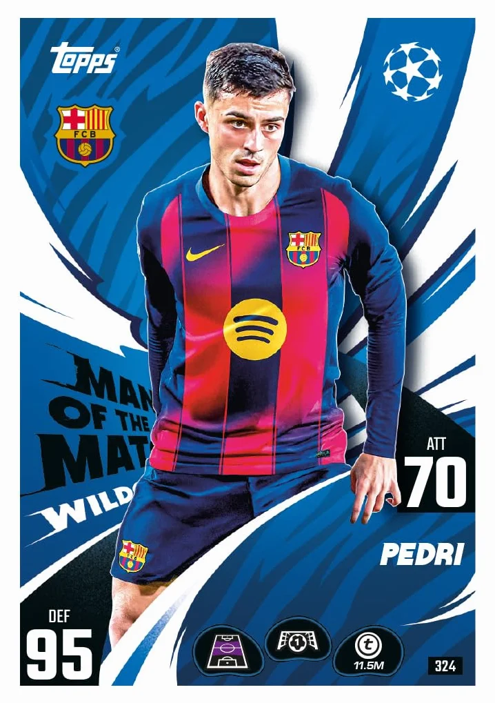 Mini Can Match Attax Ucl 25-26 Cards