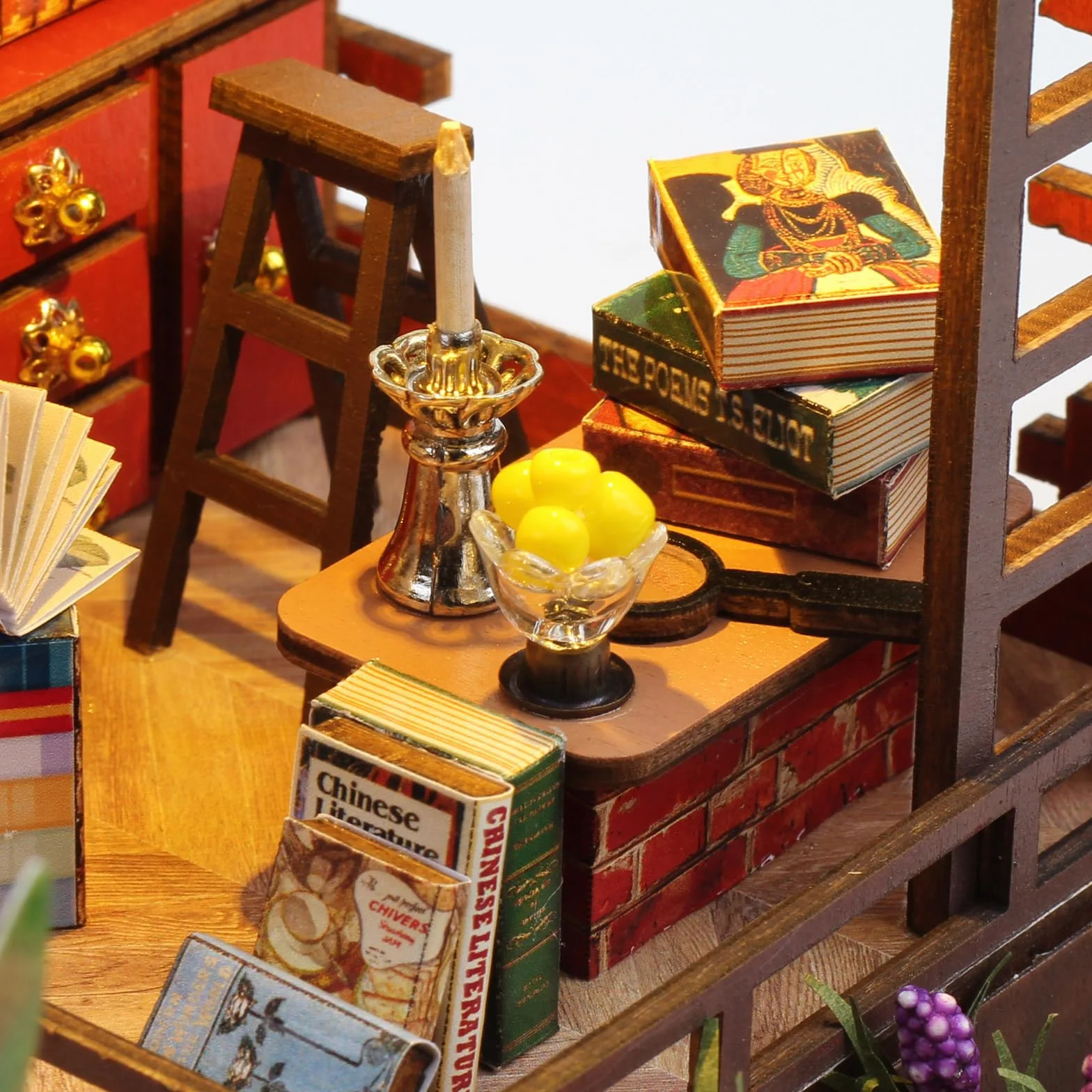 Drewniany domek dla lalek DIY zestaw Cuteefun prezent urodzinowy świąteczny