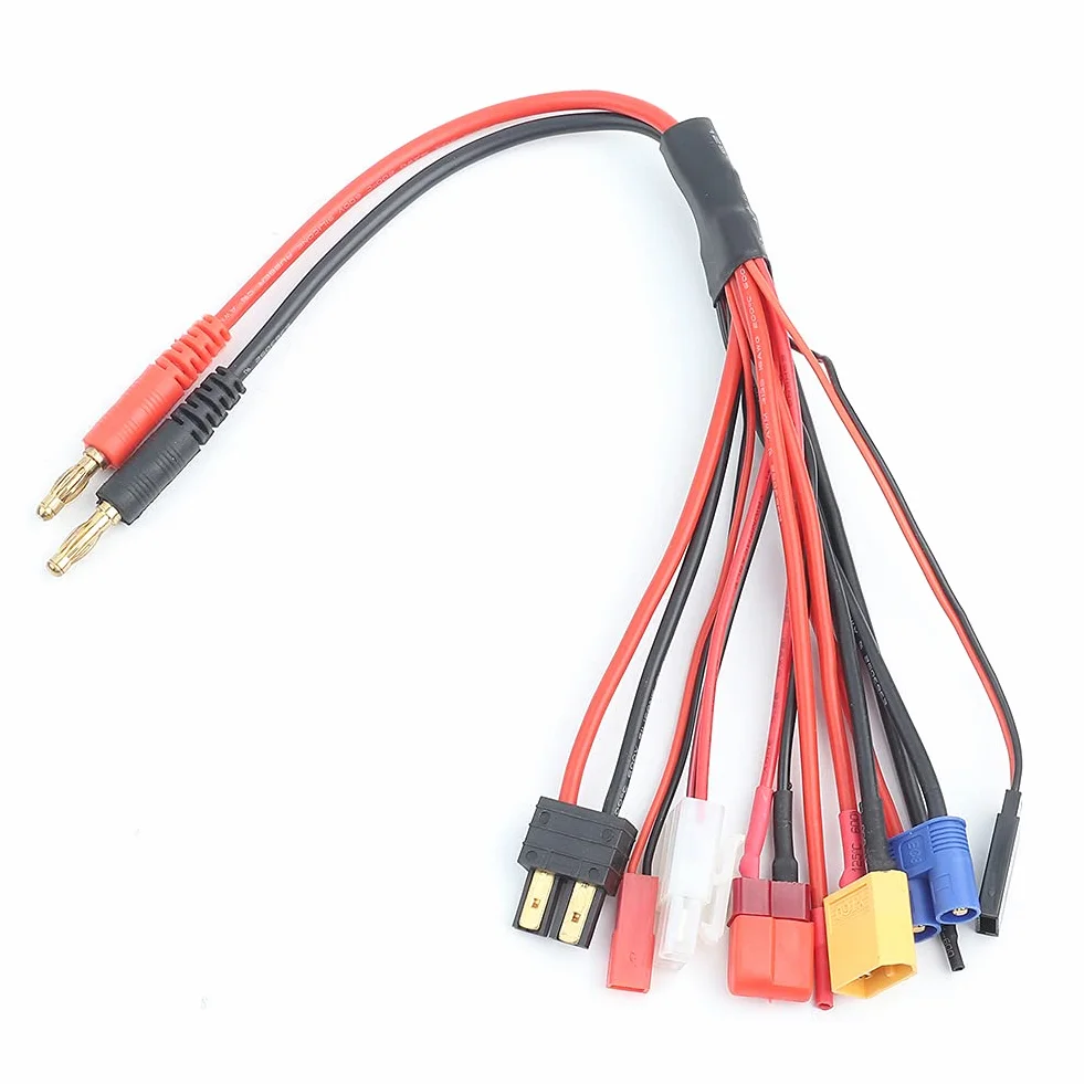 Kabel do Konwersji RC, Wielofunkcyjny Kabel do ładowarki 8 w 1 Bateria Lipo Multi Wtyczka do ładowania Konwertuj linię kablową do ładowarki IMAX B6