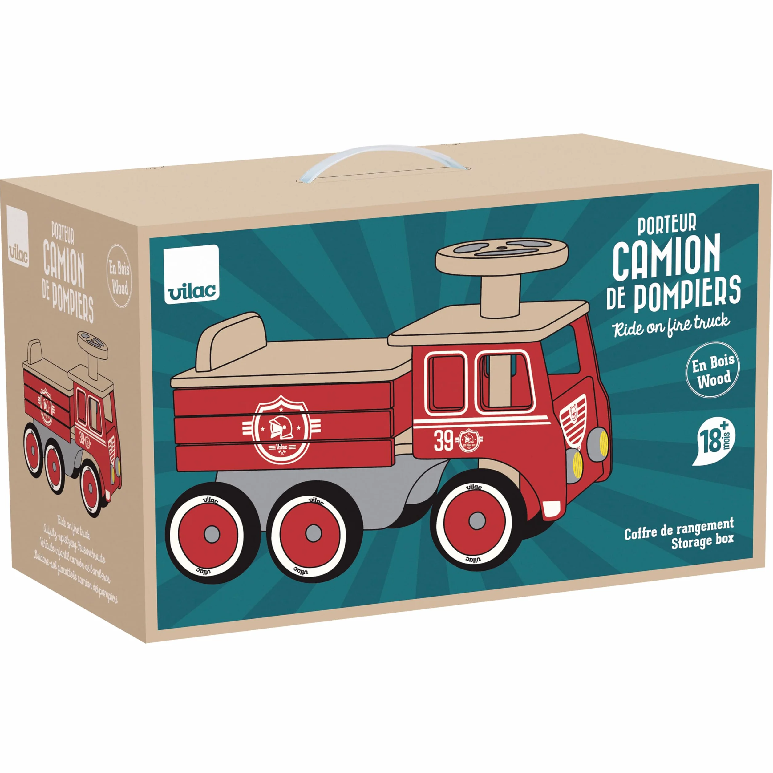 VILAC - Ride on Firetruck (1126R)
