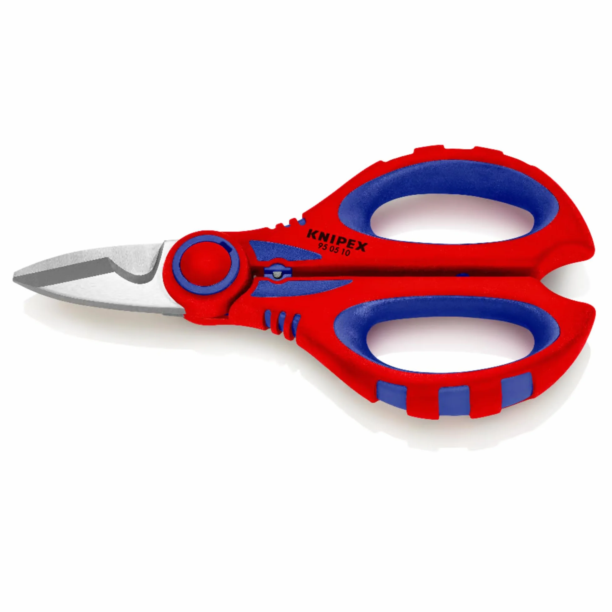 KNIPEX Nożyczki dla elektryków Z wielokomponentowymi nasadkami, wzmacniane włóknem szklanym 160 mm, 95 05 10 SB