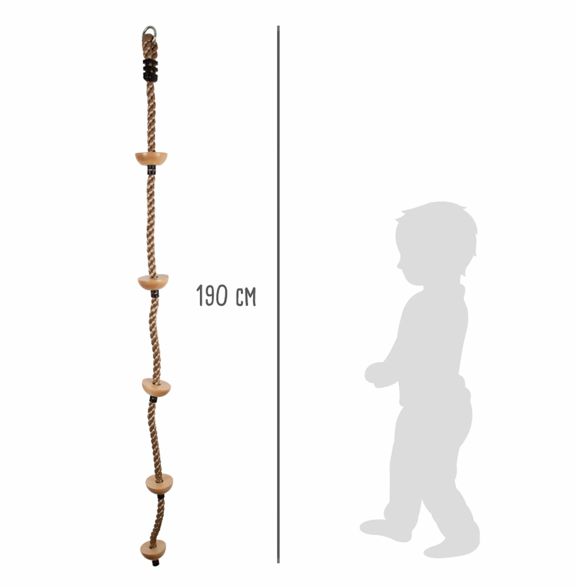 Small Foot Lina wspinaczkowa z pedałami z drewna i stabilnym pierścieniem do zawieszenia, o naturalnym wyglądzie, od 3 lat, 11877