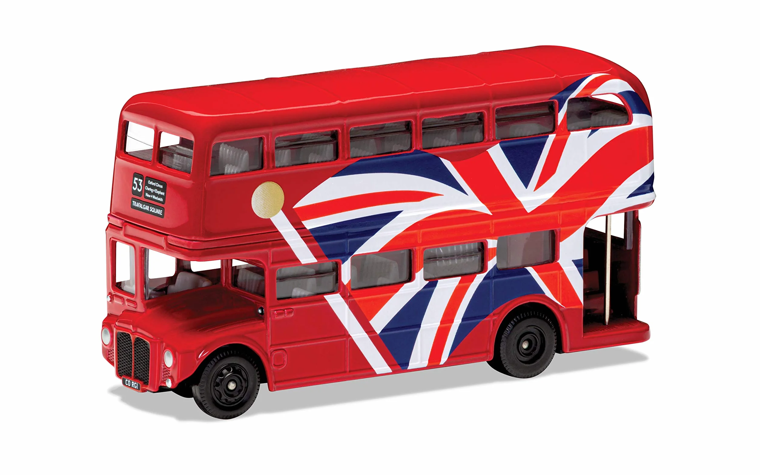 Corgi Best of British Londoner Bus Union Jack czarny
