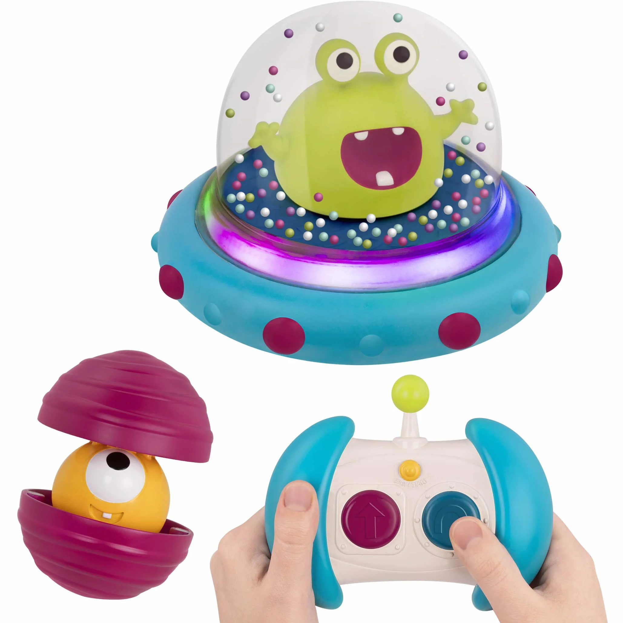 B. Toys Marky Mars-Light-Up prosty pilot zdalnego sterowania dla małych dzieci z obcymi kierowcami