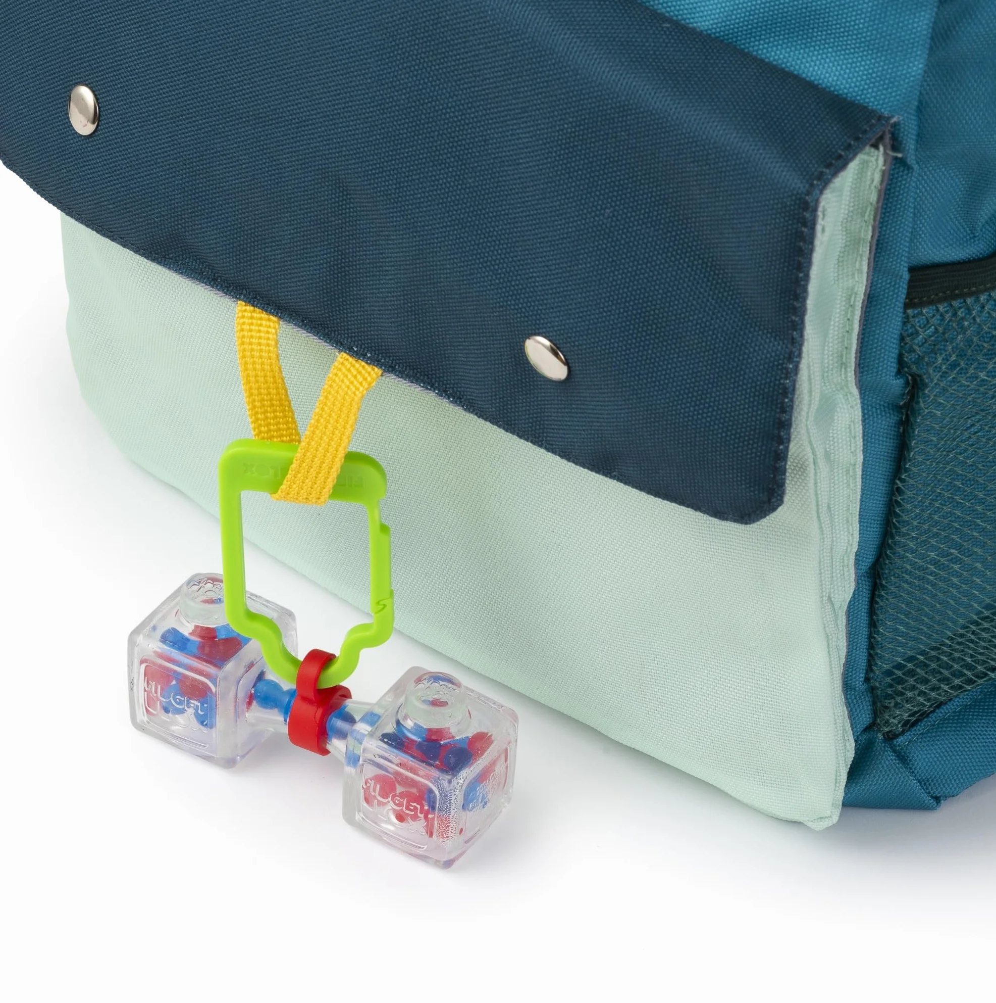 Fidget Blox – 3-pak z klipsem do plecaka, sensacyjne wrażenia sensoryczne, dźwięk, dotyk i wizualny blox Fidget w zestawie, dla dzieci w wieku 5 lat