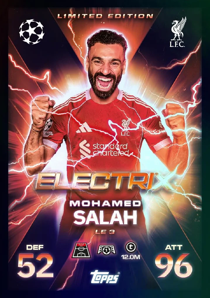 Topps UCC Match Attax Extra 2026 - Mega Multipack - zawiera 48 kart oraz 3 losowe karty Electrix LE i jedną losową kartę Facsimile Pro-View Signature Style.