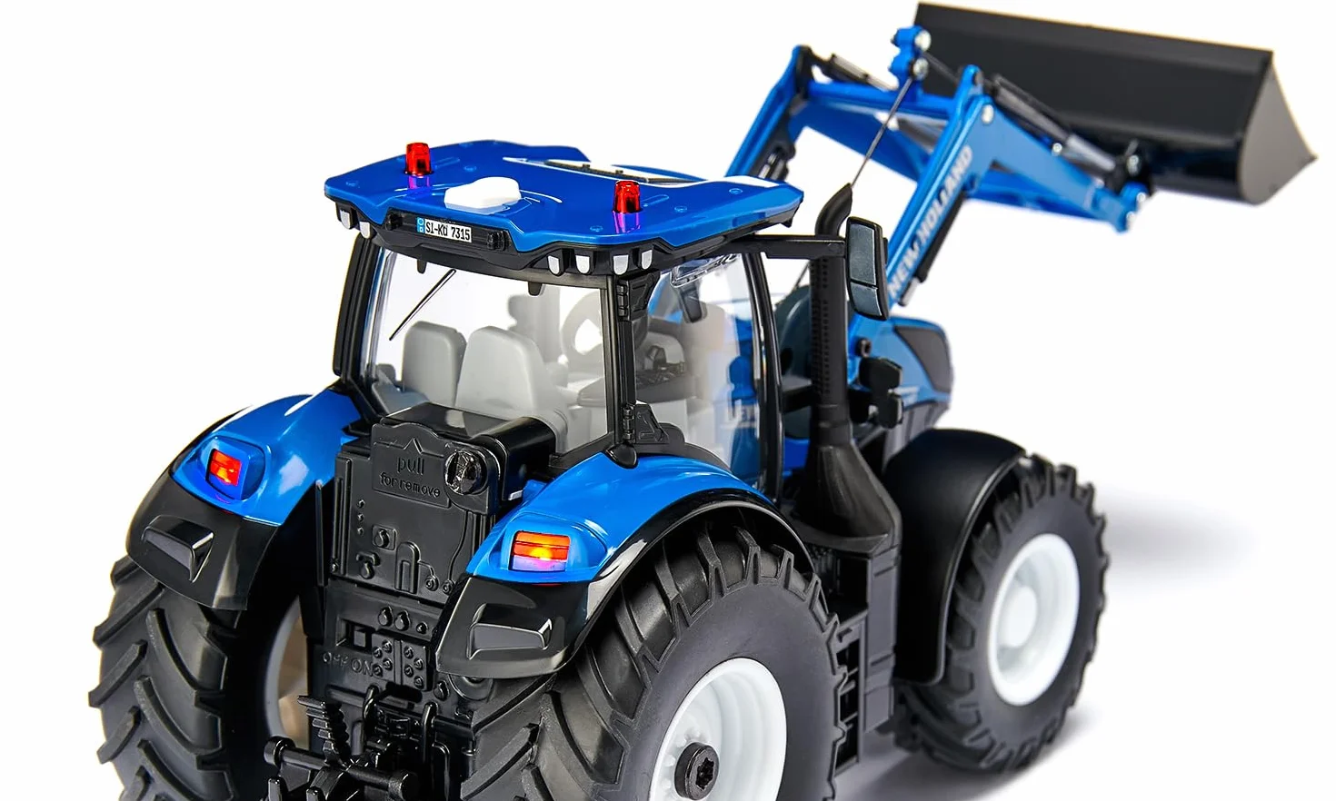 Siku 6797 New Holland T7.315 Traktor z ładowaczem czołowym 1:32 Zdalnie sterowany Niebieski Metal Tworzywo sztuczne