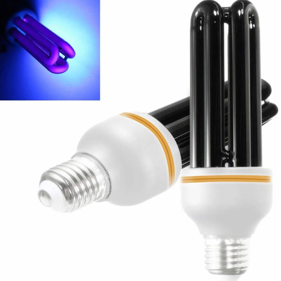 Światło UV, E27 UV ultrafioletowe fluorescencyjne światło CFL żarówka klub nocny Bar bakteriobójcza zabijająca światło do domu biura