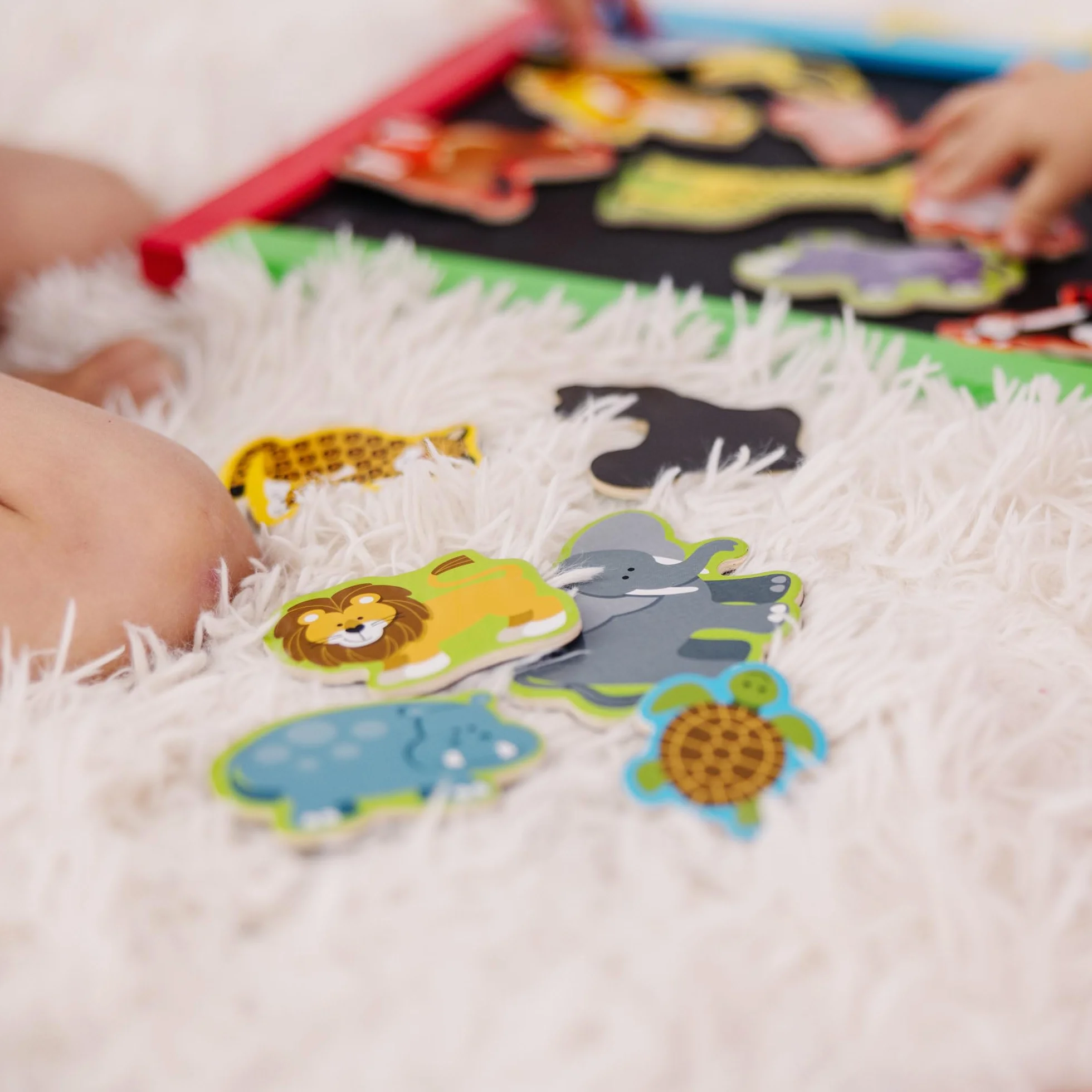 Melissa & Doug Drewniane Magnesy ze Zwierzętami Zabawka Rozwojowa 2+