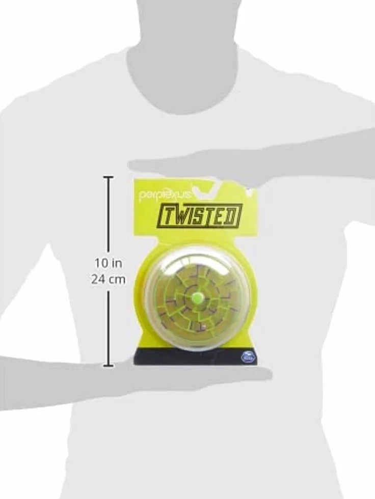 Spin Master Games Perplexus Twisted, przenośna gra labiryntowa 3D z 2 labiryntami, dla dzieci od 8 lat