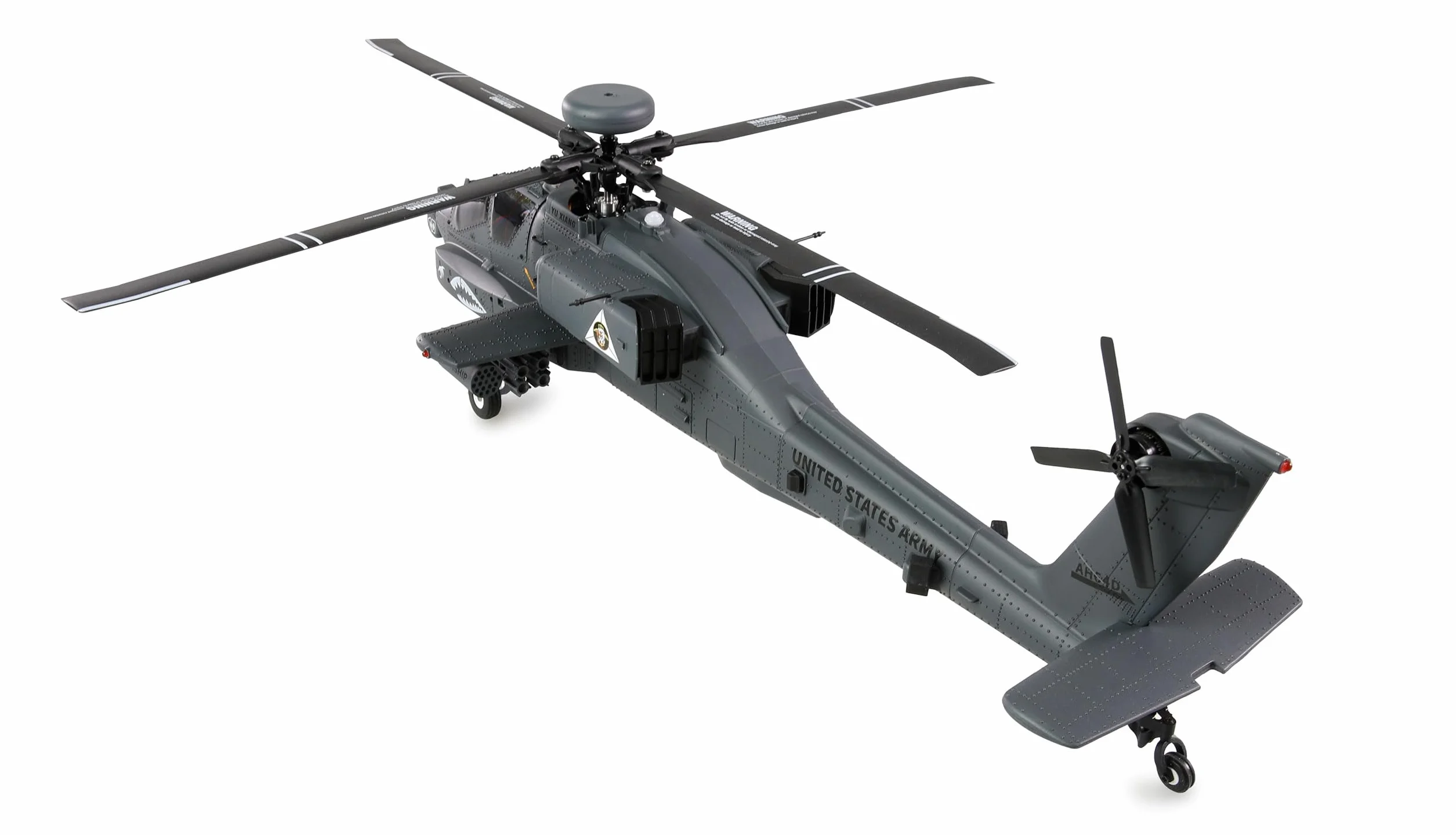 Amewi Apache AH-64D CP helikopter 6G/3D GPS RTF RC zdalnie sterowany, oliwkowa zieleń