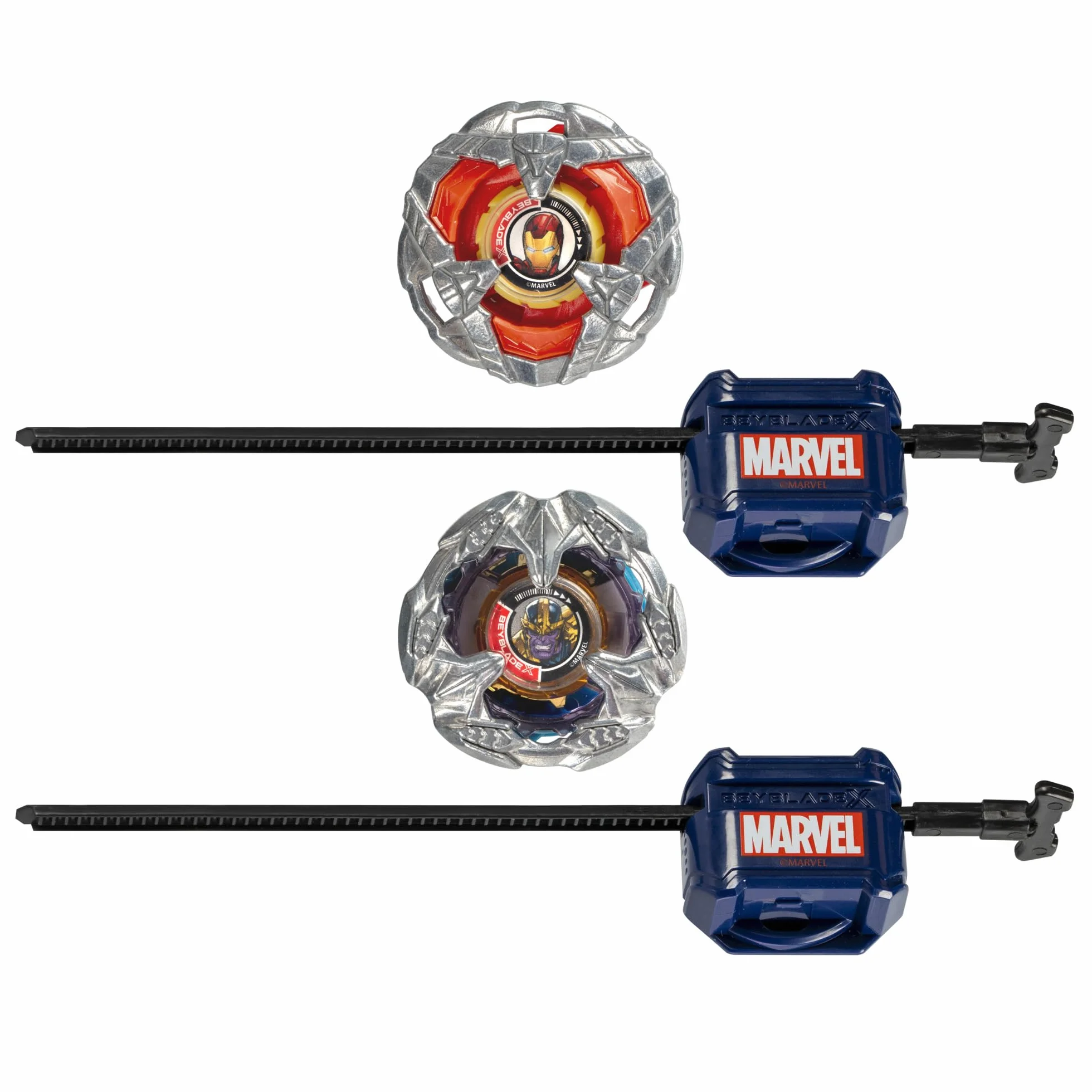 Wielopak Beyblade X Marvel Collab Iron Man 4-80B kontra Thanos 4-60B