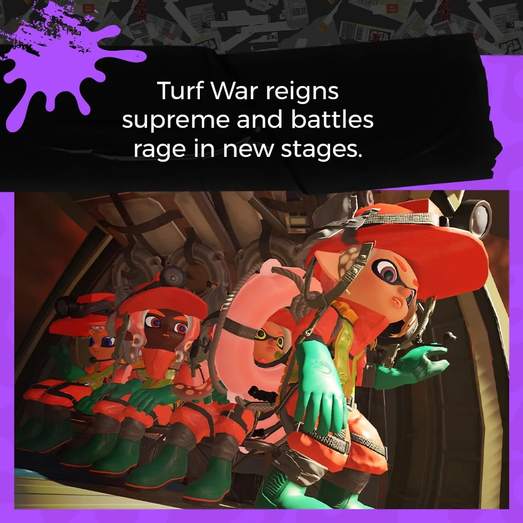 Nintendo Splatoon 10009751 Gra Komputerowa, Niebieski/Żółty, Od 7 lat