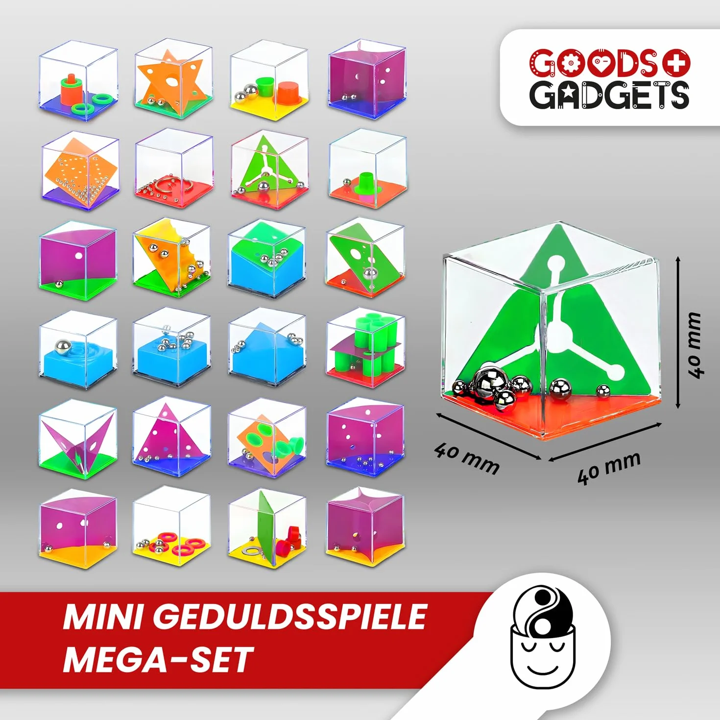 Towary i gadżety mini puzzle mega zestaw z 24 grami w piłkę, gry zręcznościowe, torba imprezowa
