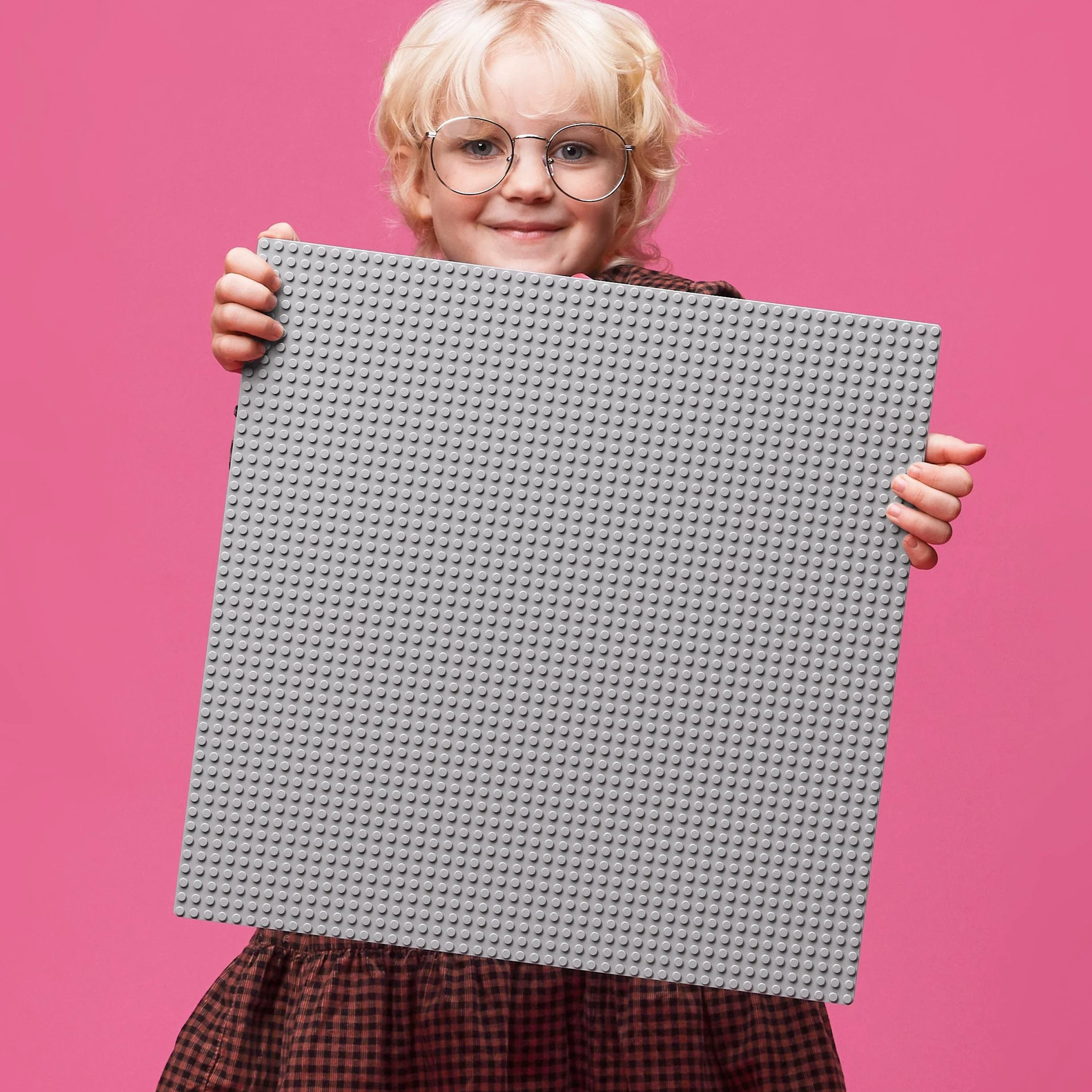LEGO 11024 Classic Szara Płytka Konstrukcyjna pod Klocki, Pomysł na Prezent na Urodziny dla Chłopców i Dziewczynek od 4 lat