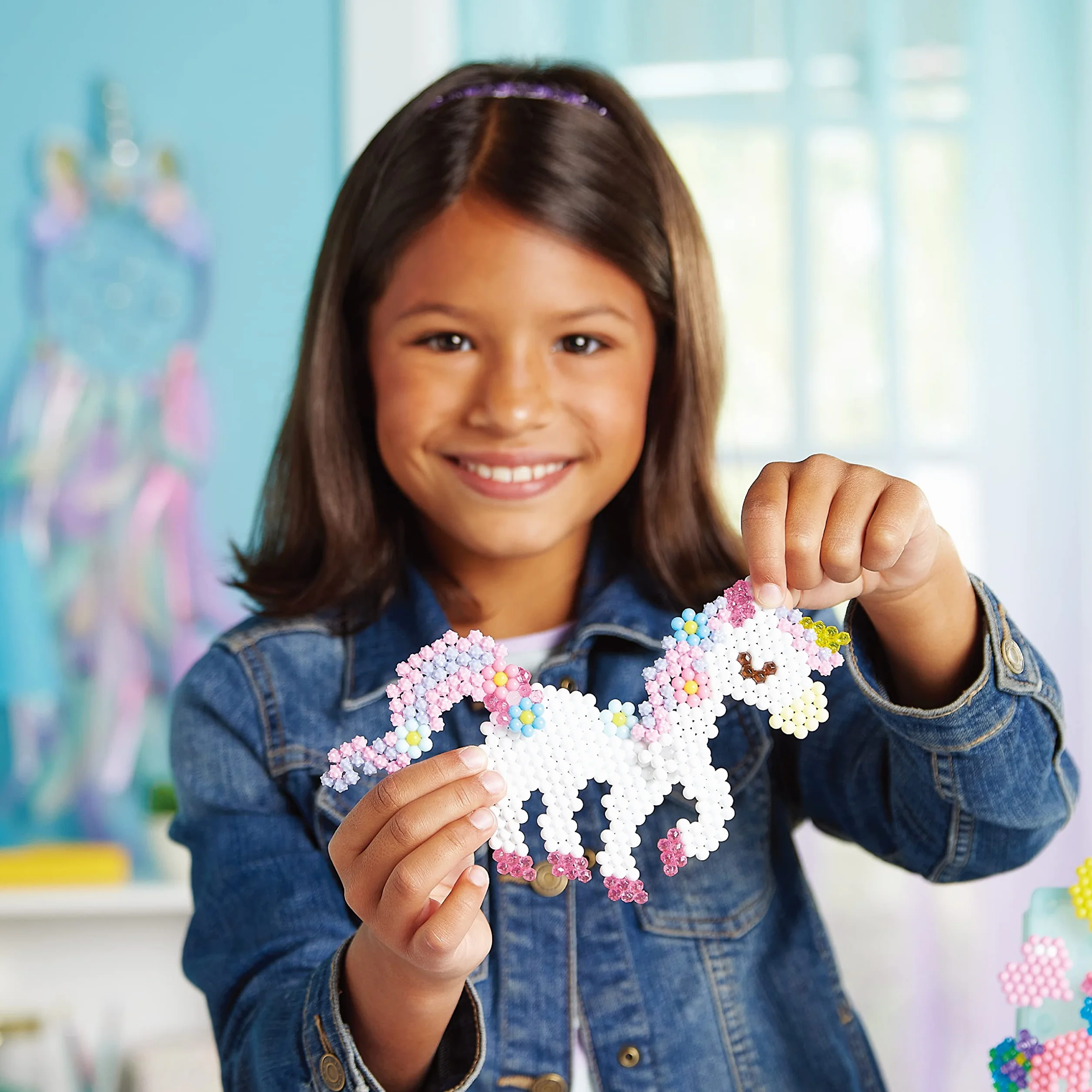 Aquabeads 31944 Zestaw „Tajemniczy jednorożec” - zestaw do majsterkowania