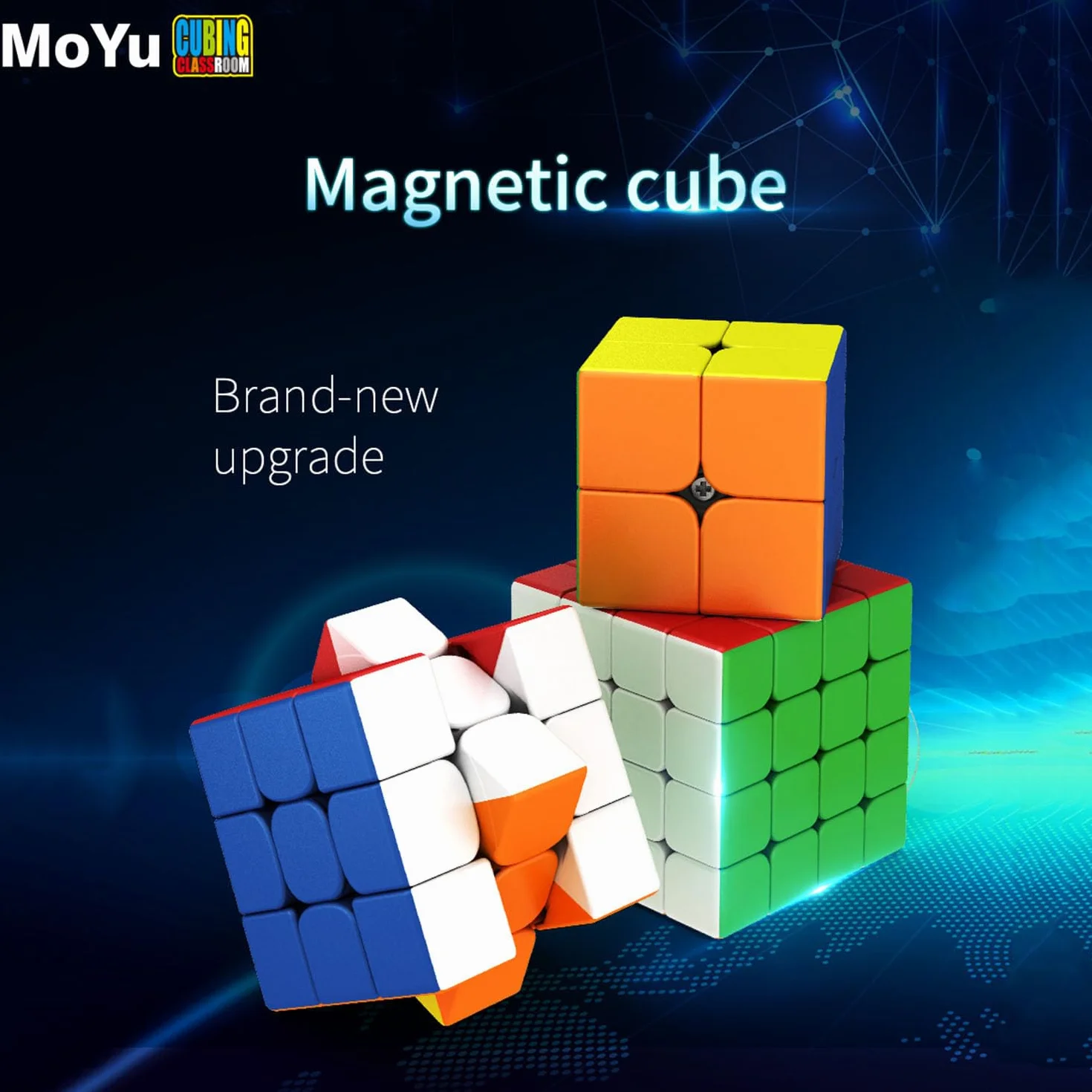 Speed Cube, Moyu RS3M 2020, 3 x 3 Speed Cube, magnetyczna kostka do prędkości, puzzle dla dzieci, dorosłych, chłopców, dziewczynek, prezent