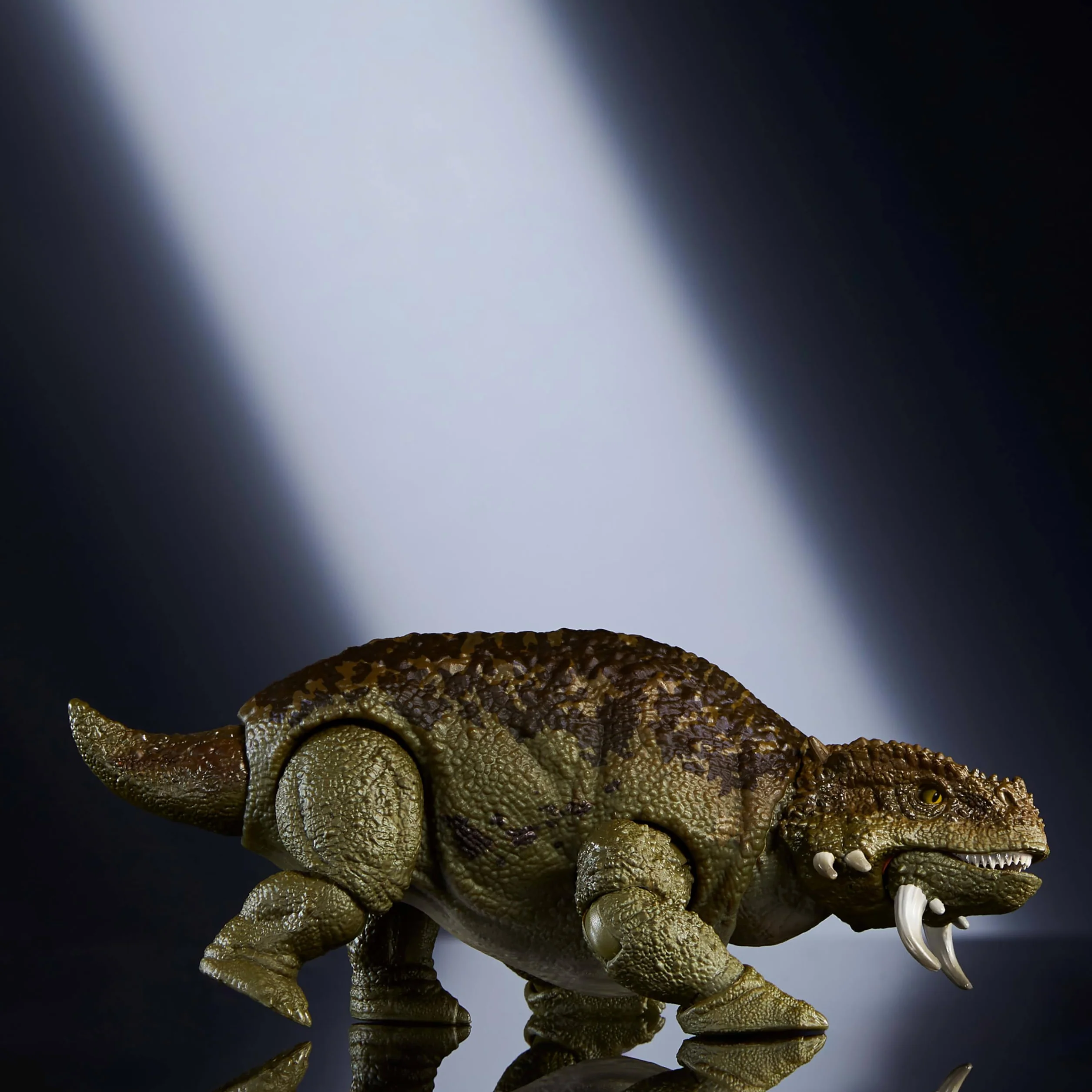 Mattel Jurassic World Kolekcja Hammonda Skutozaur Figurka dinozaura premium ze szklanymi oczami i 14 ruchomymi punktami, zabawka dinozaur dla dzieci od 8 roku życia i kolekcjonerów, JDJ08