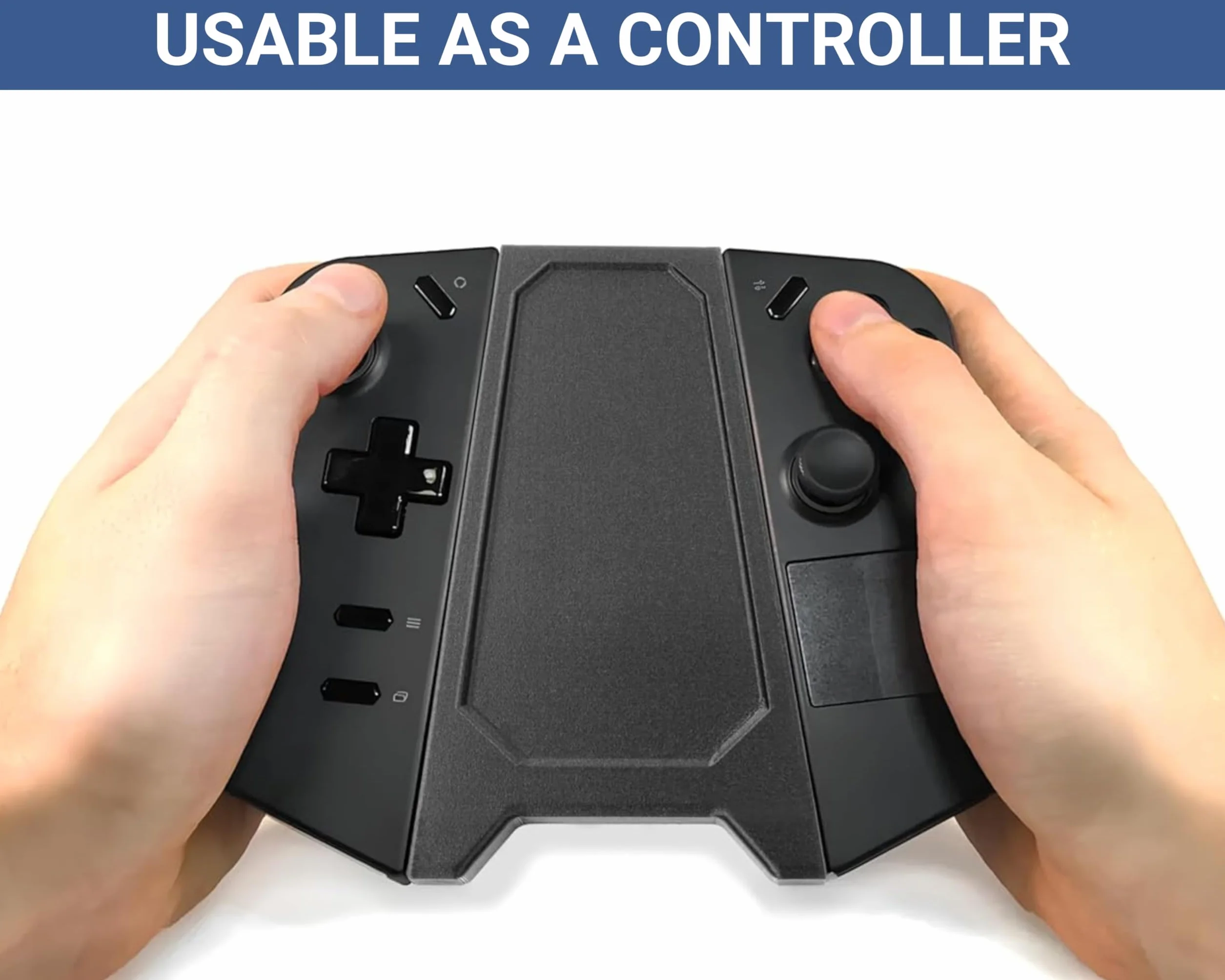 Ergonomiczny uchwyt do Lenovo Legion Go; Antypoślizgowy i ochronny; Poprawia komfort i chwyt; Łatwa instalacja; Kompatybilny z konsolą do gier; Pełny dostęp do funkcji (Grip+Connector)