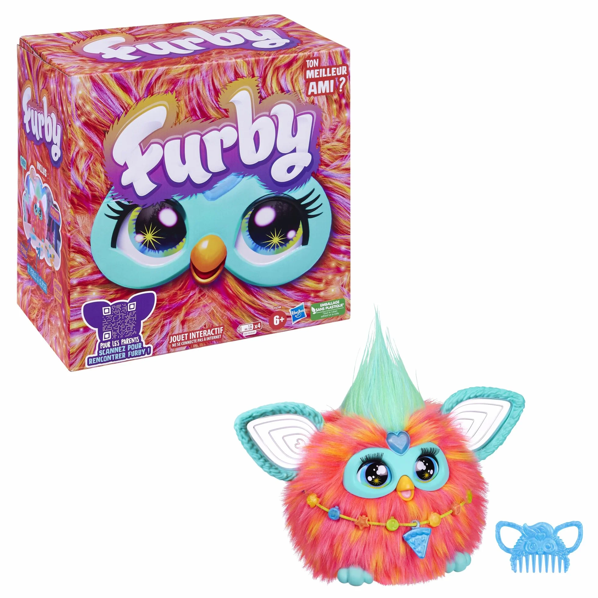 furby Micro Coral Interactive pluszowa zabawka