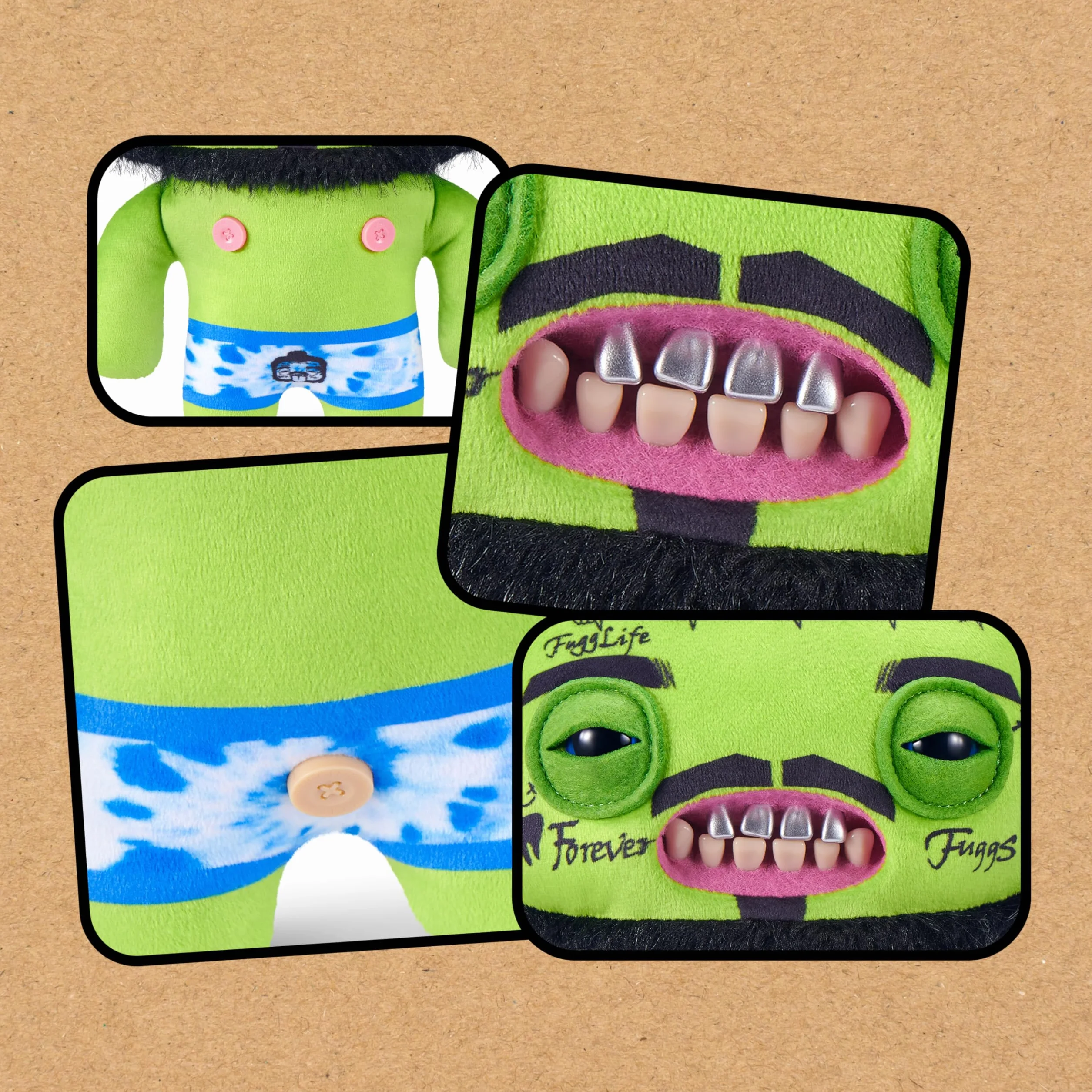 FUGGLER 22.9 cm CORESERIES 1 FUGG STARS PLUSH 23 cm (Rhymer McSlimer)