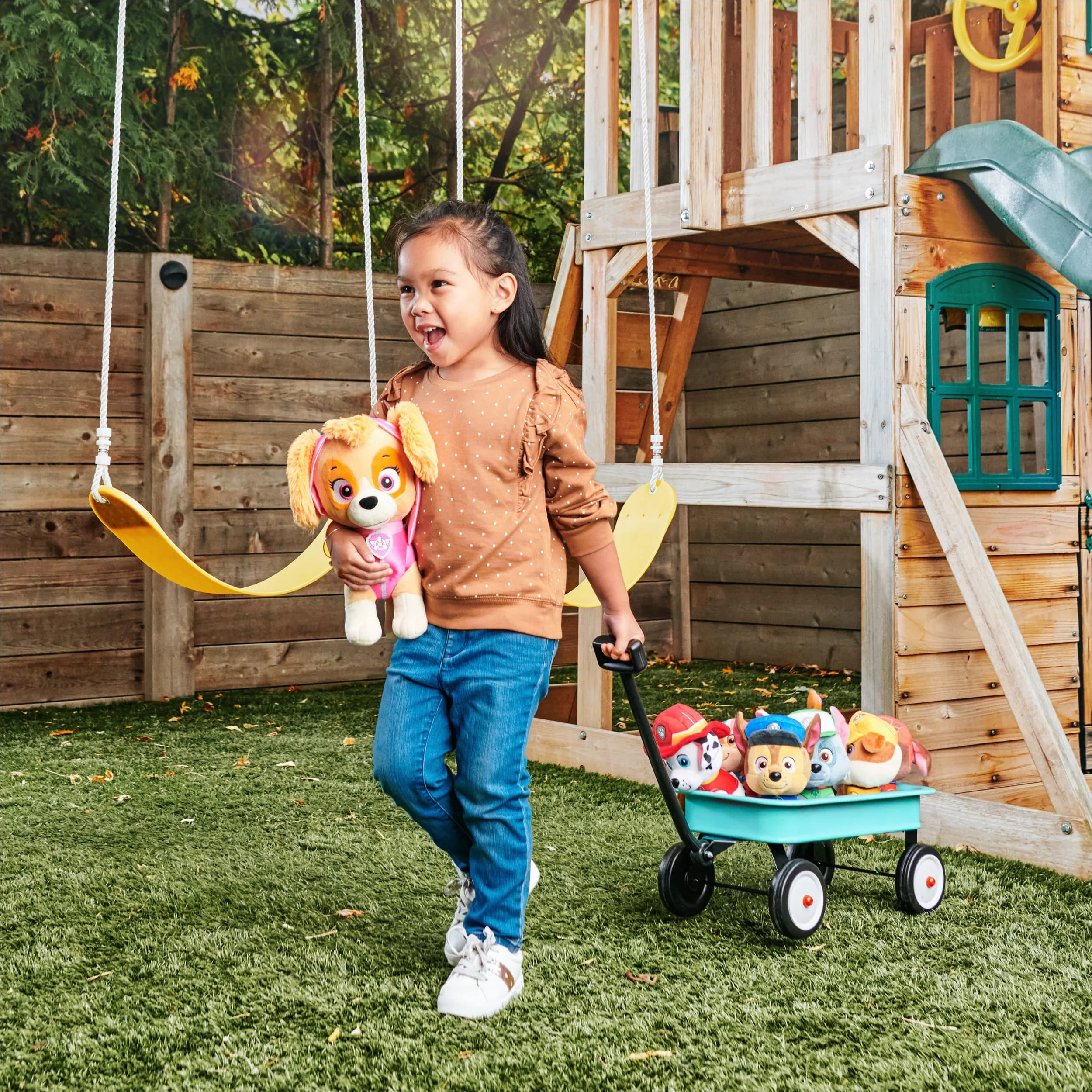 PAW PATROL GUND Liberty, 15 cm – wysokiej jakości pluszowa zabawka do popularnego serialu telewizyjnego, polecana od 1 roku życia