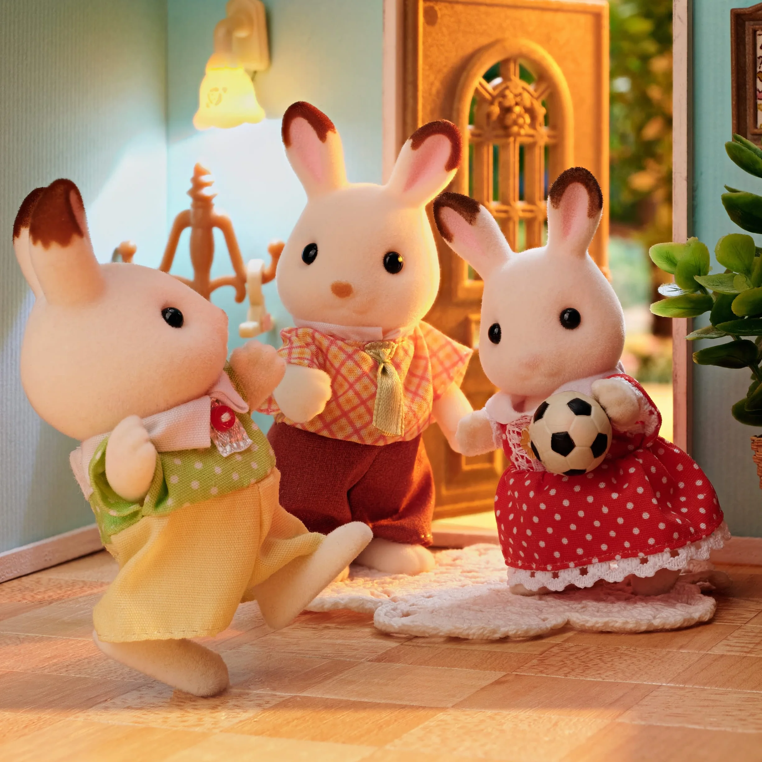 Sylvanian Families Czekoladowe Zające Figurka, Wielokolorowy, od 3 lat