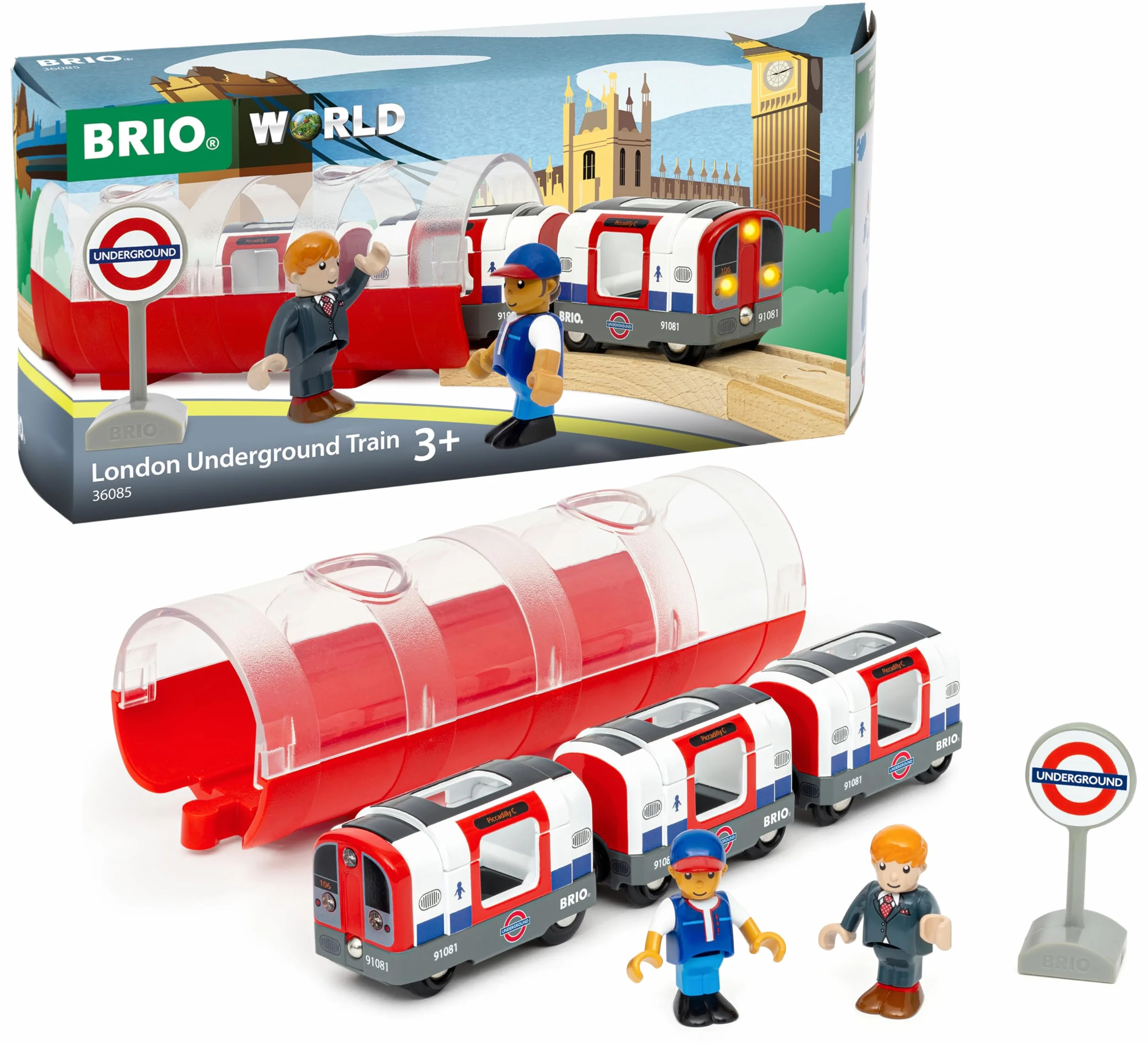 BRIO World - Londoner U-Bahn mit Licht und Sound