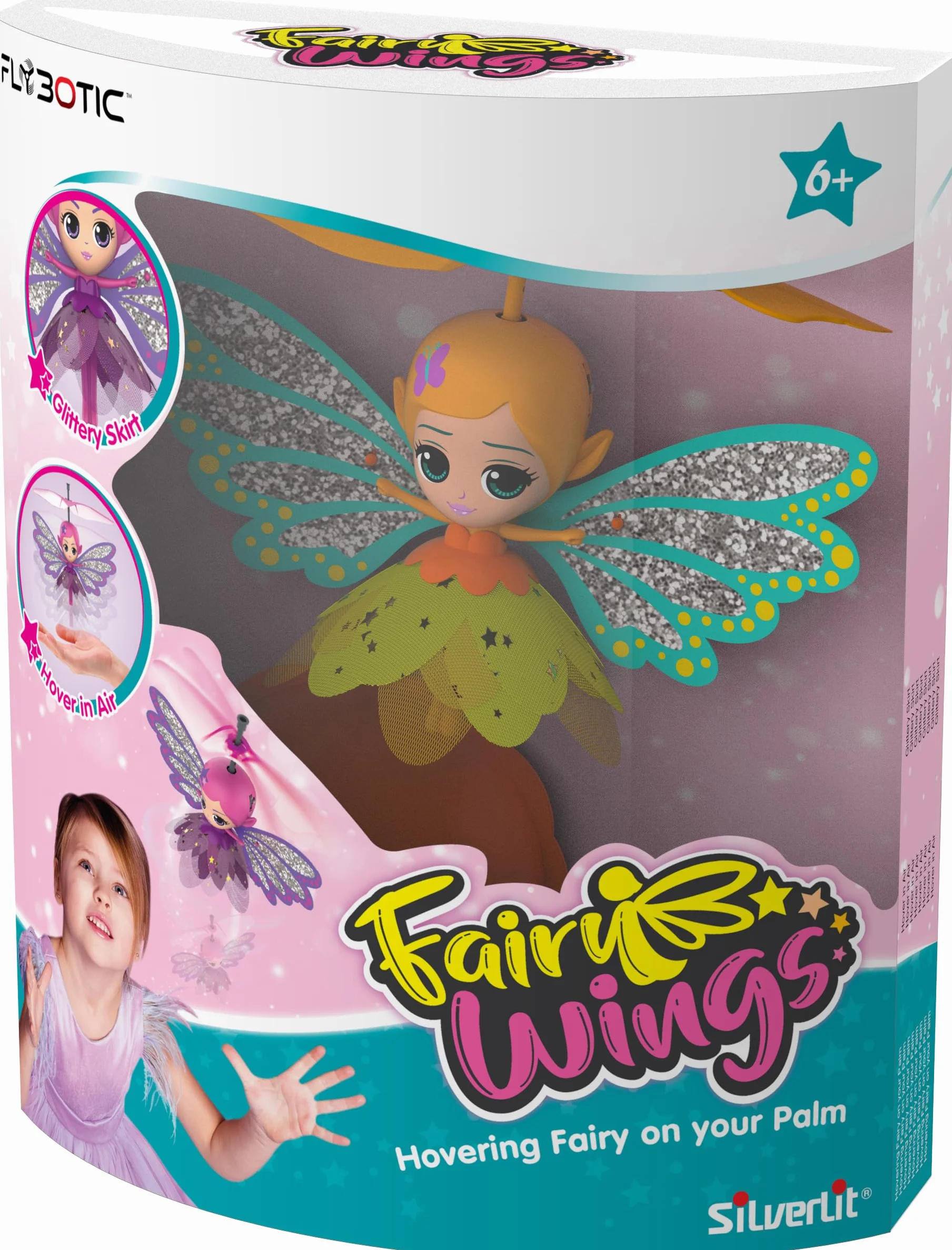 Pixie Wings | Unosząca się wróżka, która leci nad Twoją ręką, inteligentna technologia czujników | Ożyw swoją wróżkę | Dla dzieci w wieku 8+