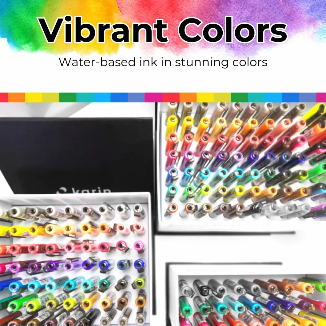 KARIN Brushmarker PRO 12 sky colours zestaw farb kryjących i wodnych przezroczysty