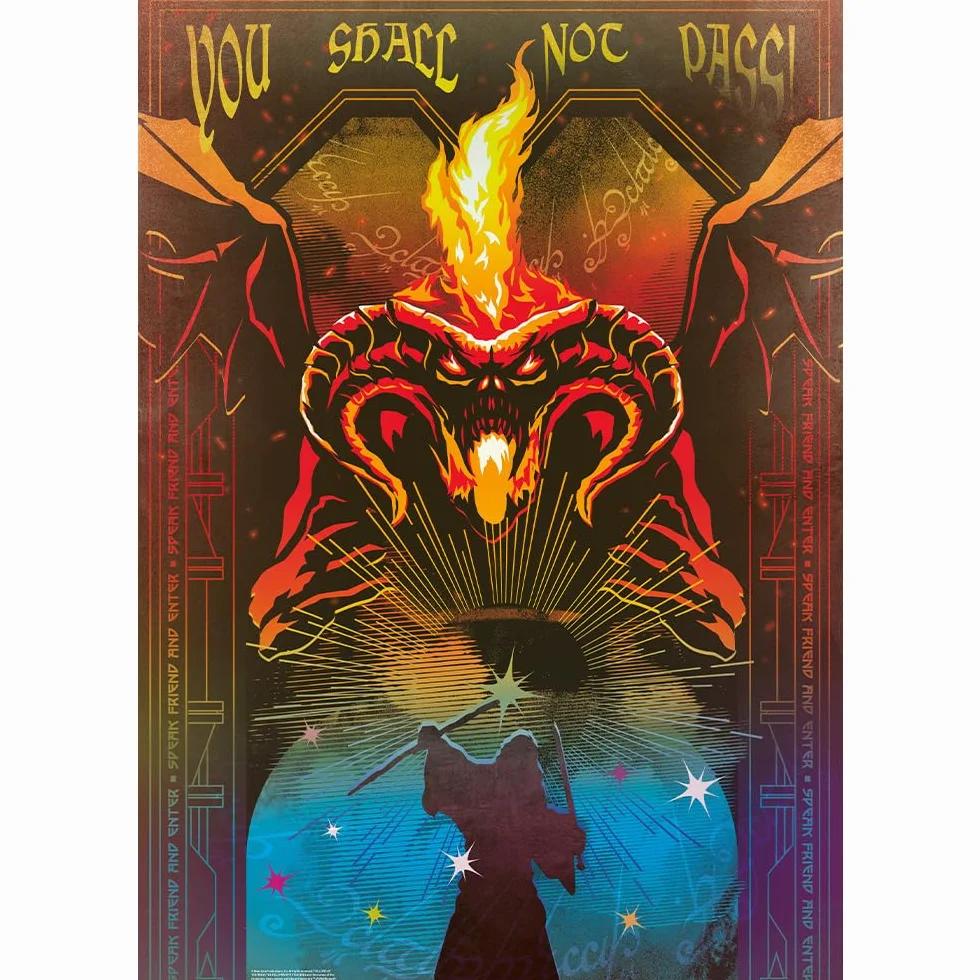 Trefl Premium Plus Quality - Puzzle Lord of the Rings - 1000 Elementów, Seria Układanek z Ulubionymi Bohaterami, dla Dorosłych i Dzieci od 14 lat
