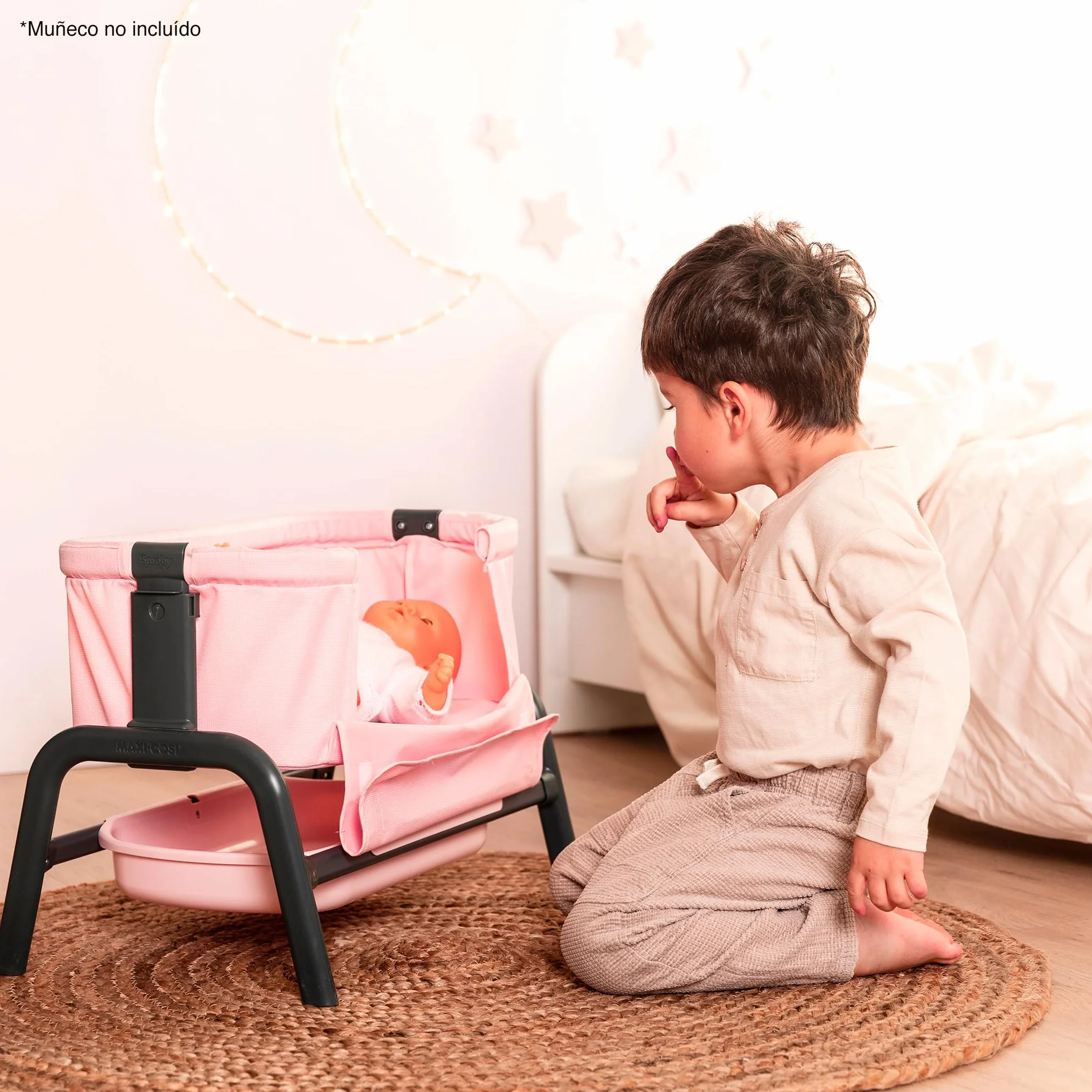 Smoby - Maxi Cosi - Co Dodo - dla ośmiornic i lalek - Regulowana wysokość - Zabawka dla dzieci - Jak Tata i Mama - 240240