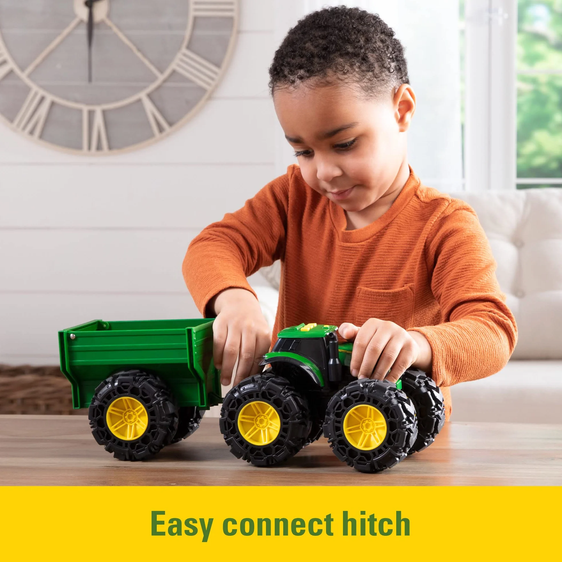 John Deere Traktor Z Przyczepą Zabawka, Wielokolorowy, Od 3 Lat