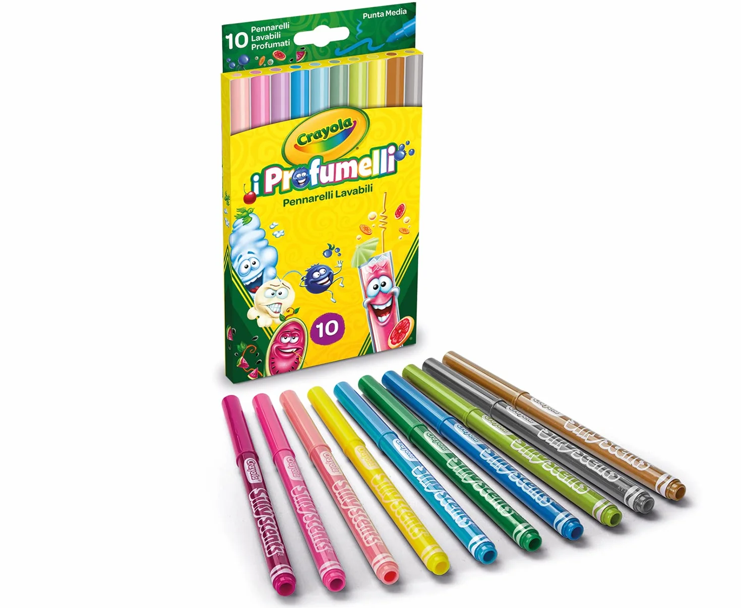 CRAYOLA - Super zestaw markerów, wartość artystyczna i rzemieślnicza, artykuły do kolorowania domu i powrotu do szkoły, prezent dla dzieci, od 6 lat
