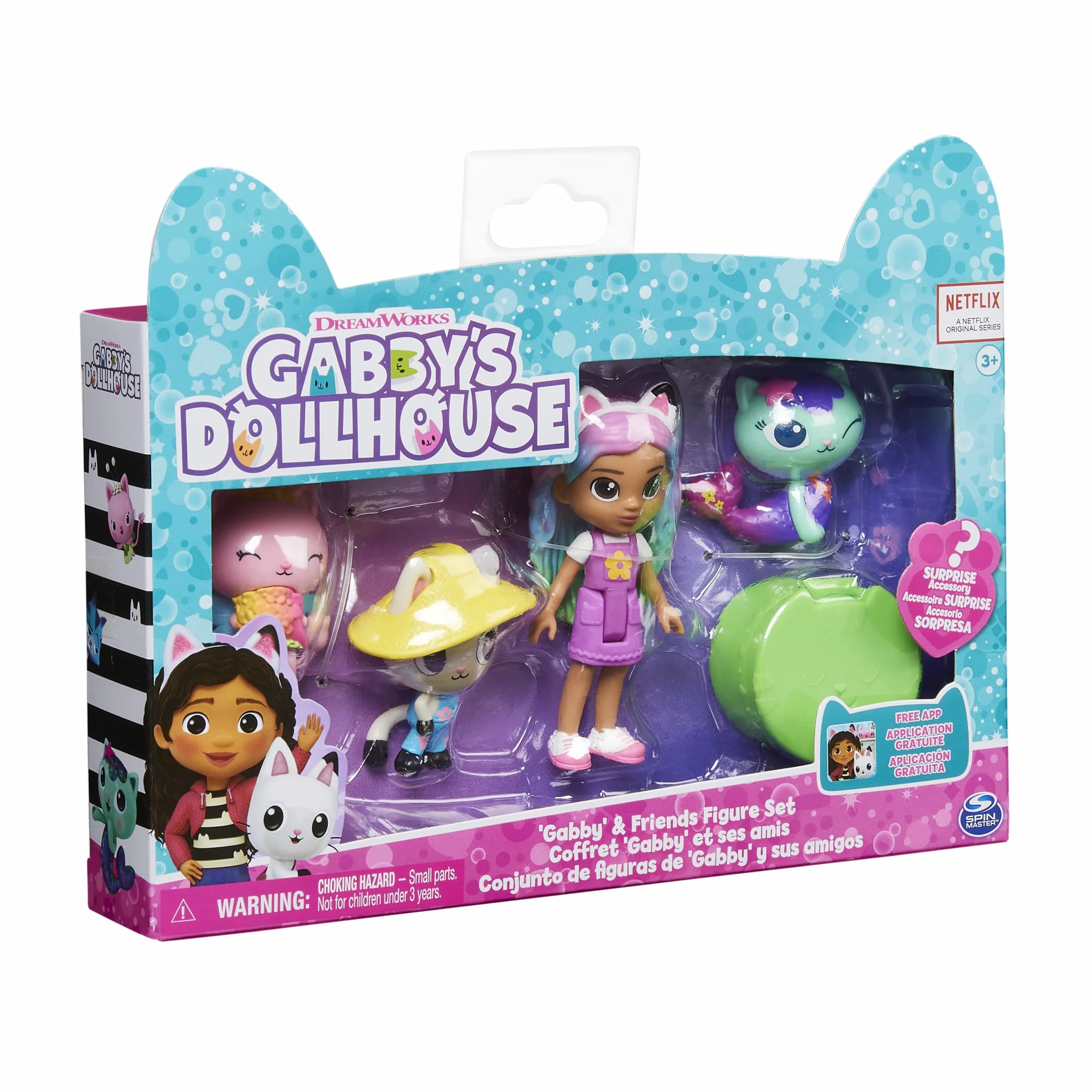 Gabby's Dollhouse Koci Domek Gabi Przyjaciele Gabi, Zestaw Prezentowy