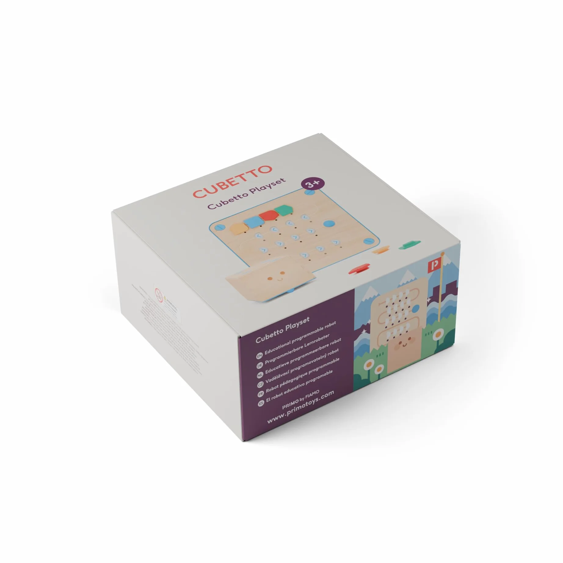 Primo Toys Cubetto Playset, Screenless Coding Toy for Children Aged 3-6