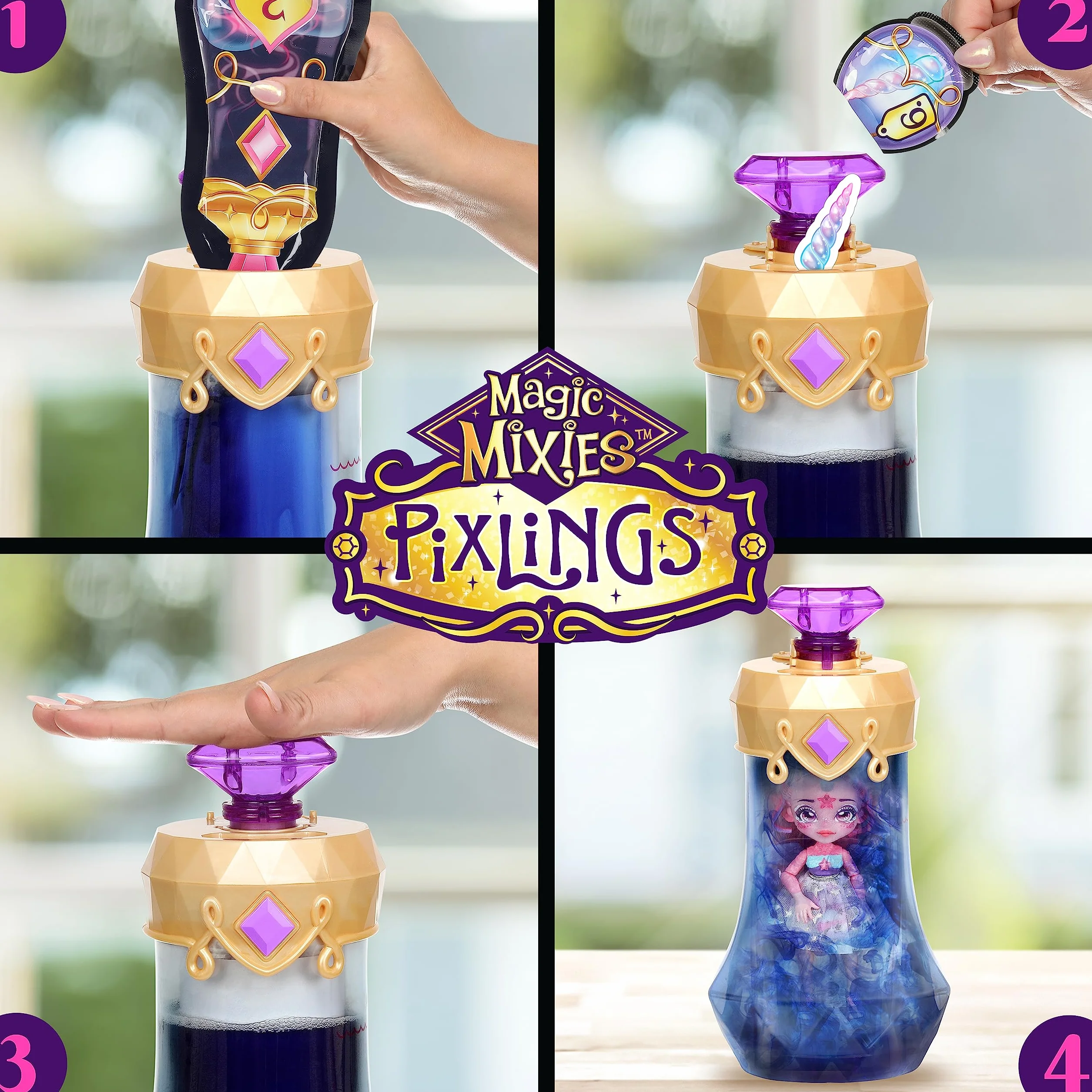 PIXLINGS LALKA JEDNOROŻEC FIOLETOWY