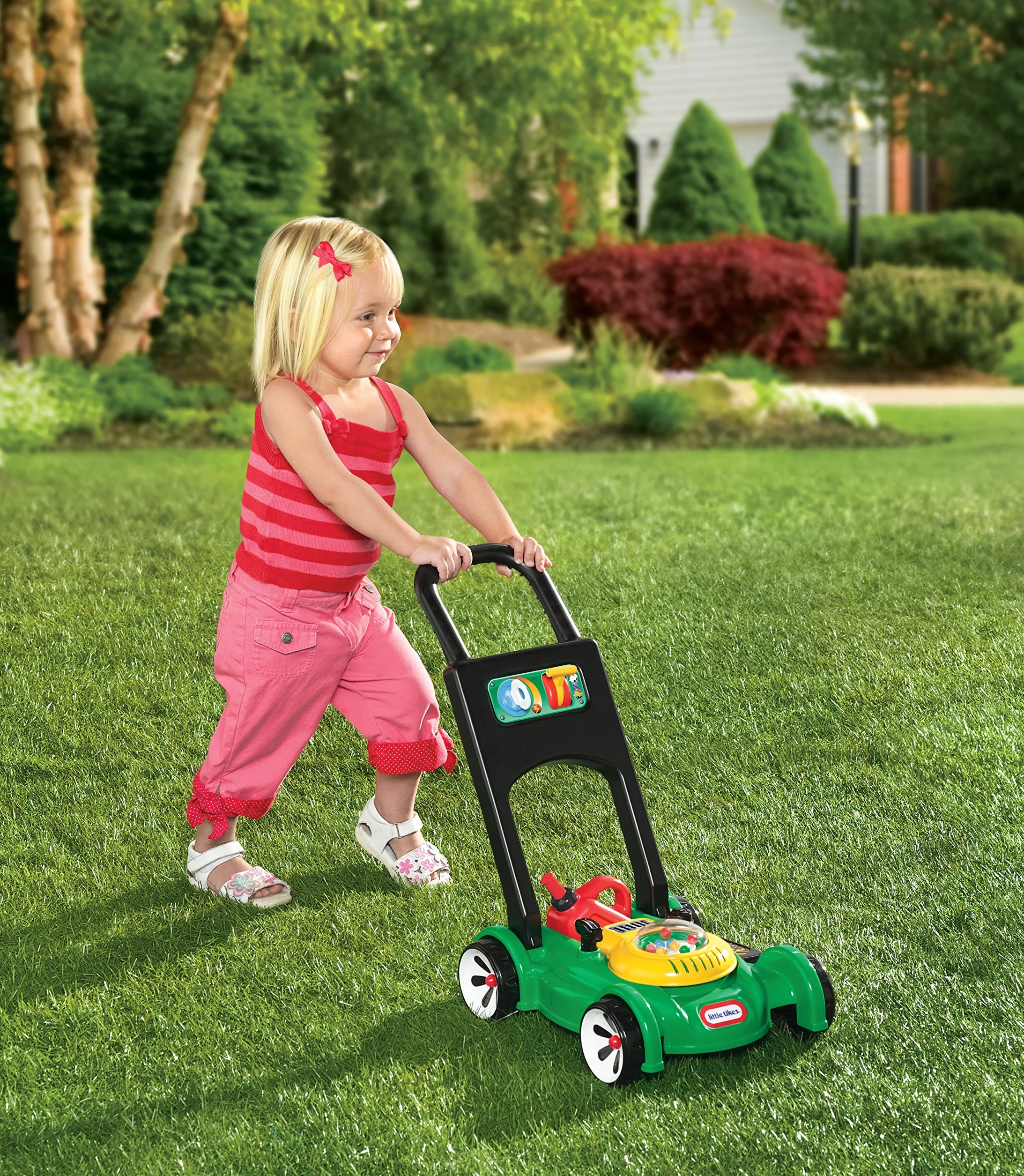 Little Tikes Gas'n Go Kosiarka Realistyczna Zabawka Ogrodowa z Dźwiękami dla Dzieci od 18 Miesięcy