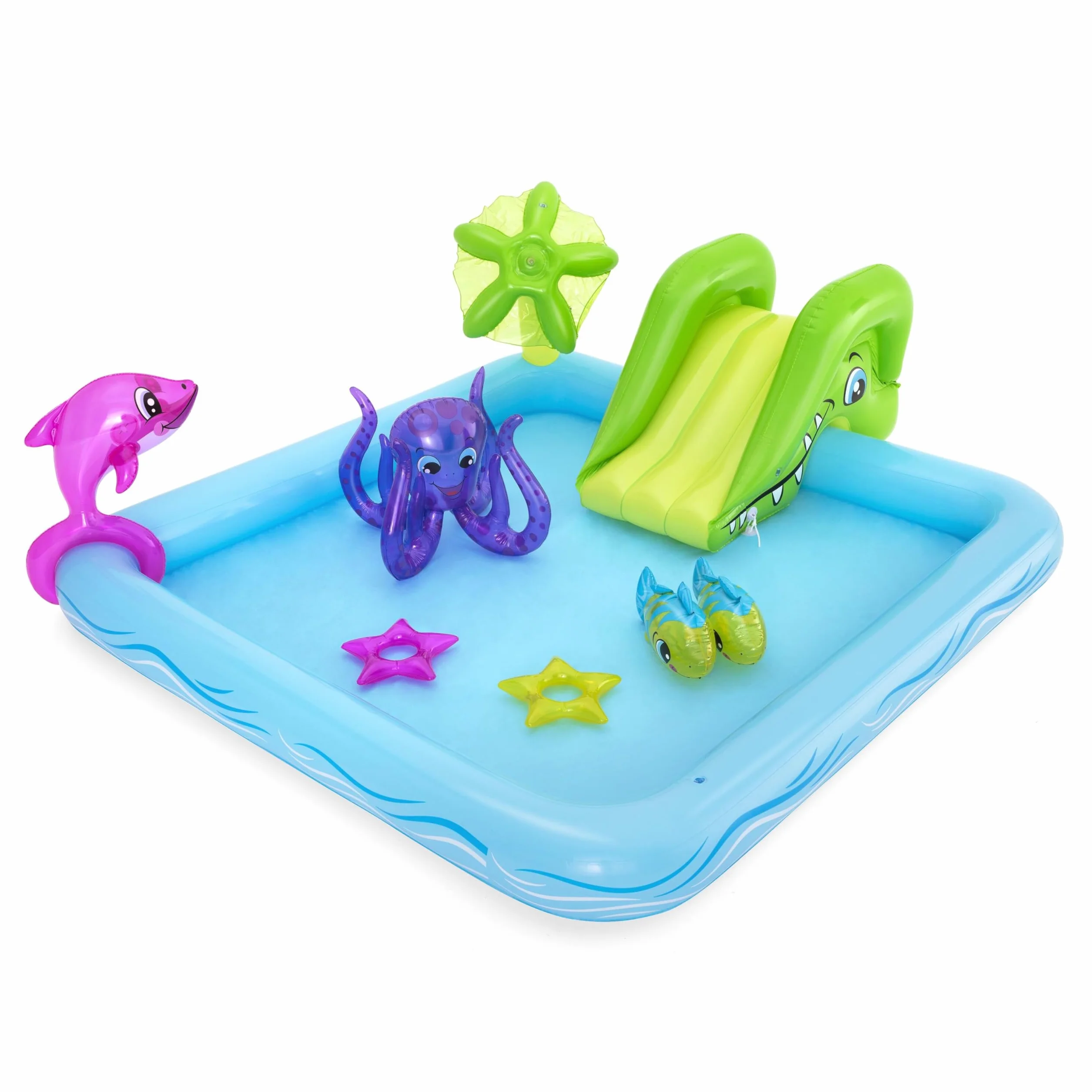 Bestway 1053052Xxx21 7'10" X 6'9" X 34"/2.39M X 2.06M X 86Cm Fantastic Aquarium Play Center