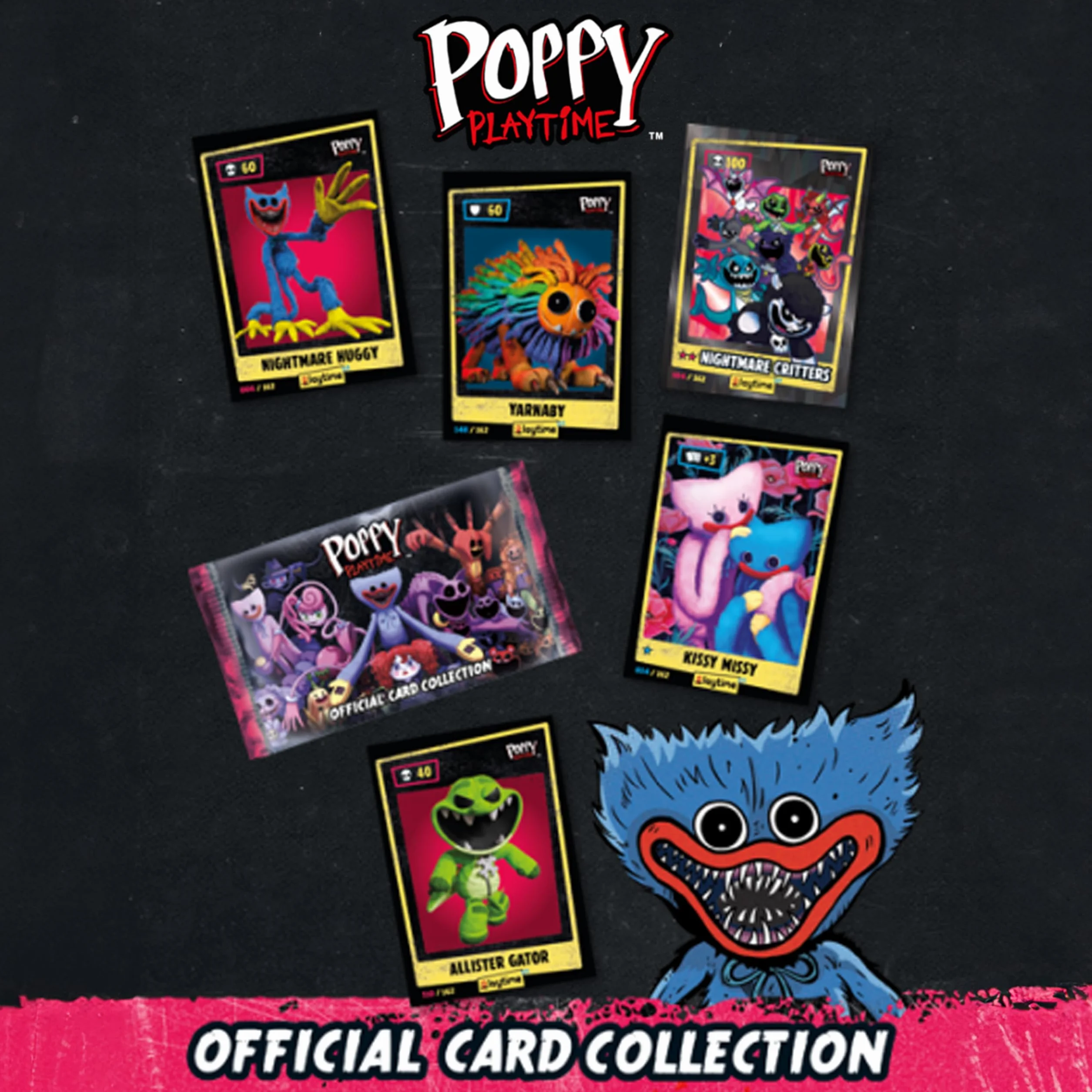 POPY PLAYTIME 24 oficjalne torebki Diramix, każda saszetka zawiera 5 kart kolekcjonerskich