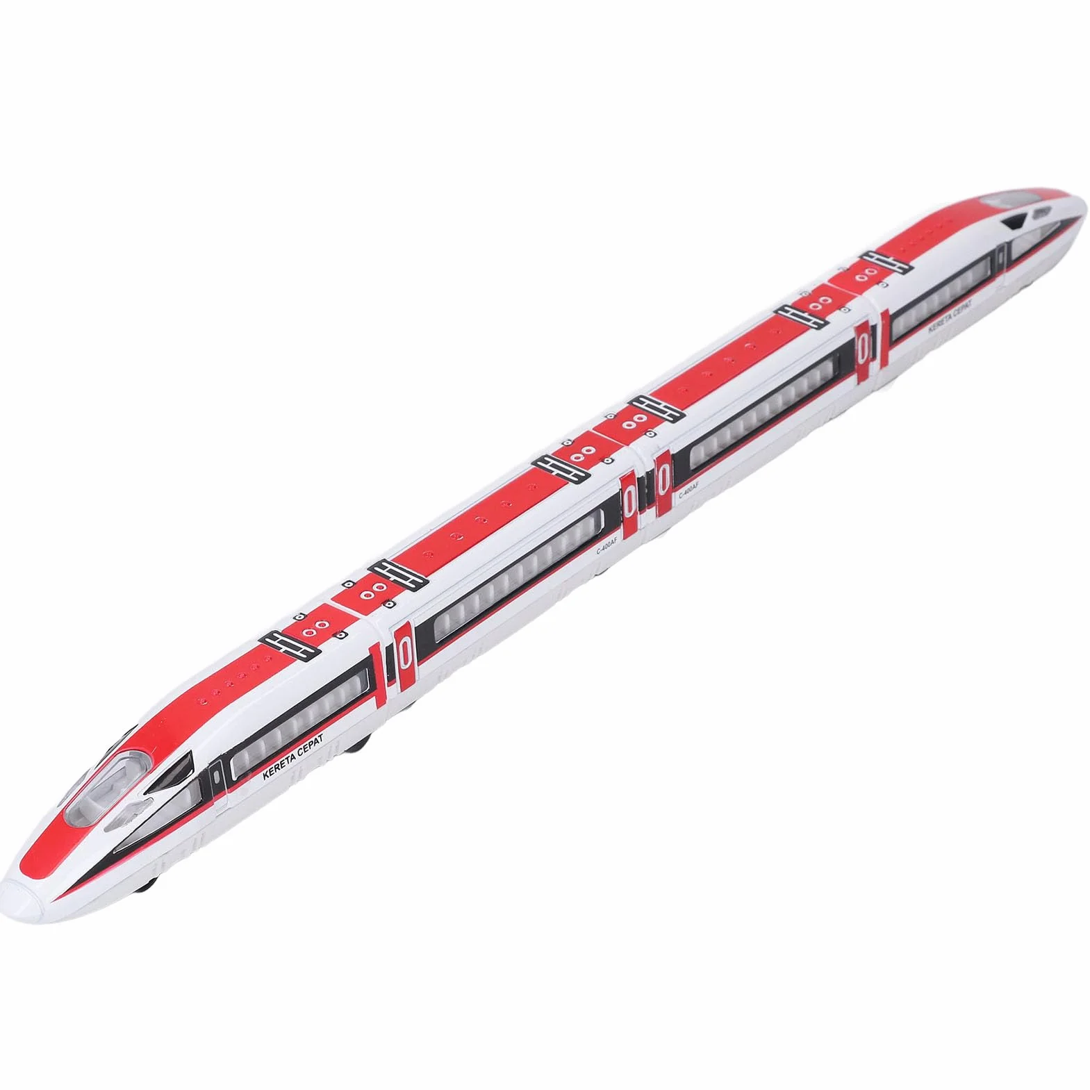 Rengue Zabawka dla Dzieci Szybki Pociąg, dla Dzieci, Zabawna i Bezpieczna Konstrukcja w Wieku od 3 do 6 Lat Zabawka Szybki Pociąg, Aluminiowy Model Toru Nan Zabawki