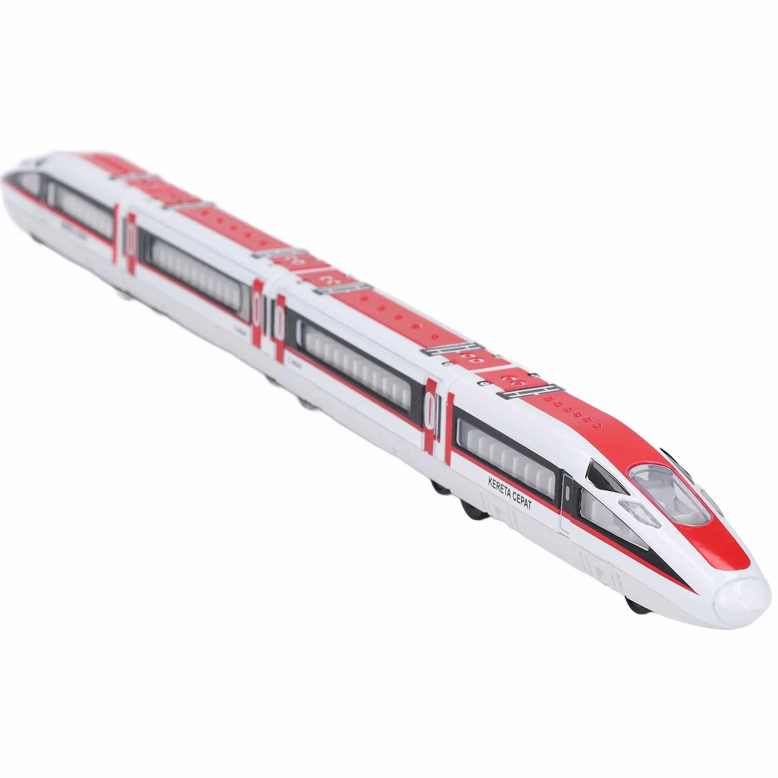 Rengue Zabawka dla Dzieci Szybki Pociąg, dla Dzieci, Zabawna i Bezpieczna Konstrukcja w Wieku od 3 do 6 Lat Zabawka Szybki Pociąg, Aluminiowy Model Toru Nan Zabawki