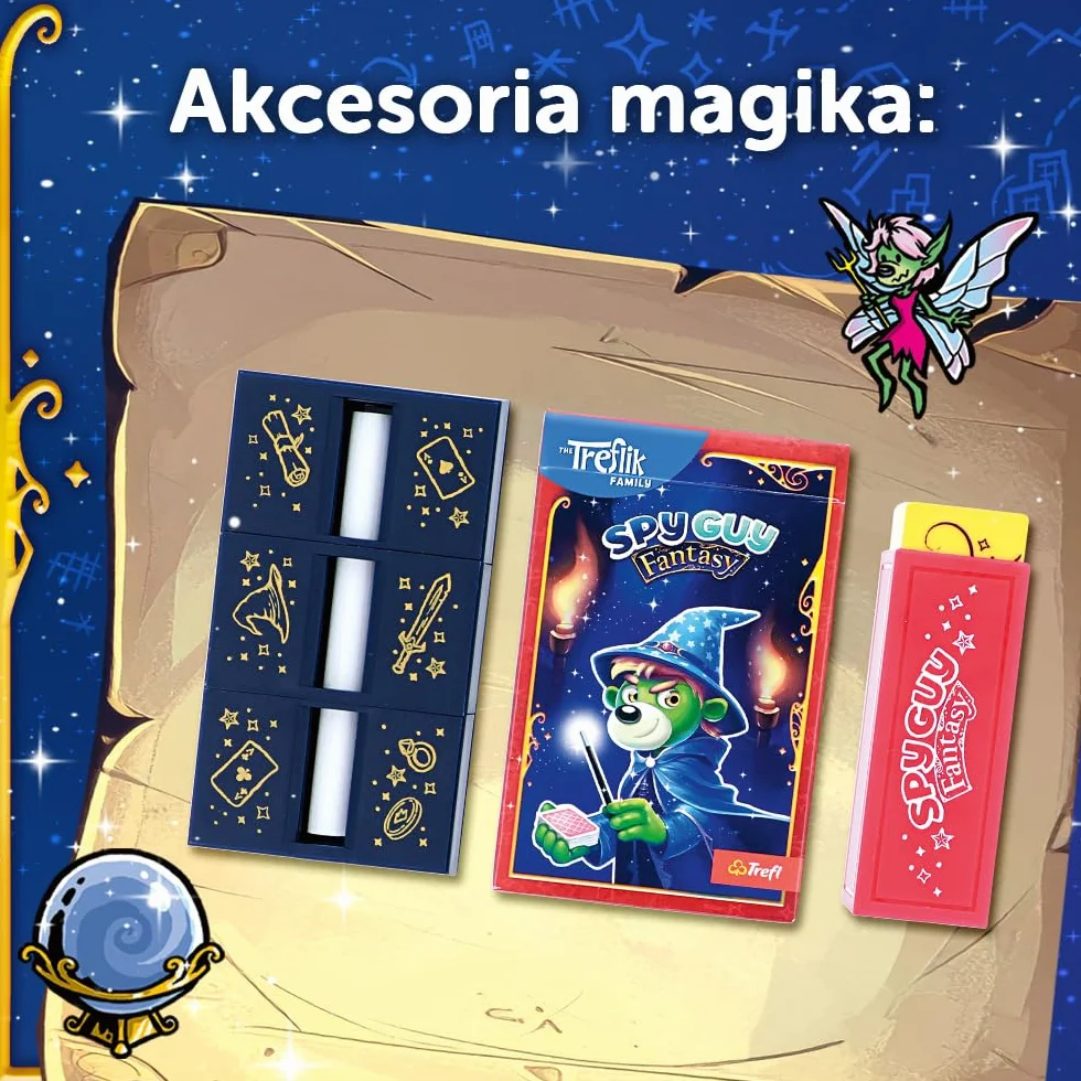 Trefl, Magiczne Sztuczki Spy Guy - Zestaw Startowy Magika - Zestaw Iluzjonisty, Rekwizyty do Sztuczek, dla Dzieci od 6 lat