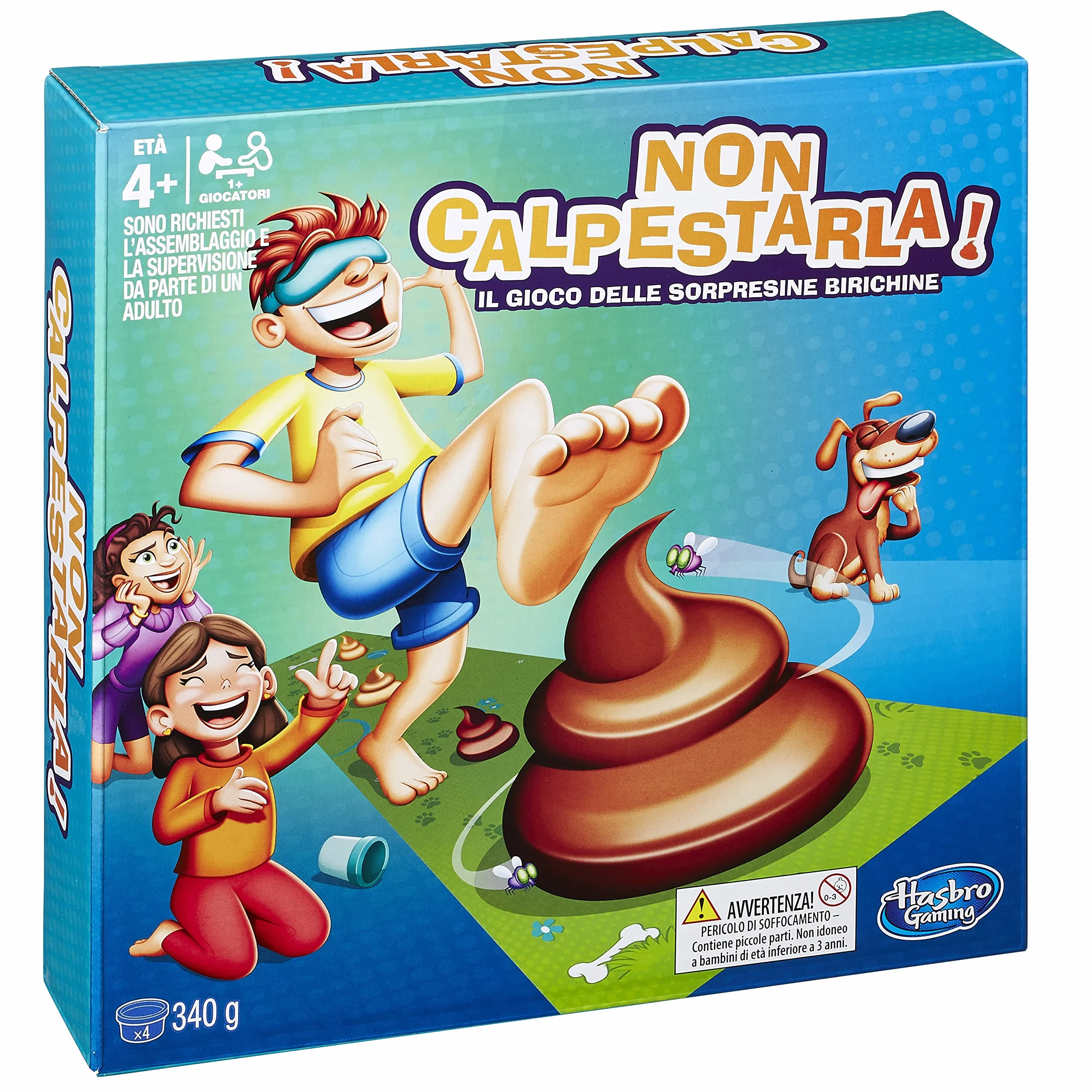 Hasbro Gaming, Ach du Kacke, gra dziecięca, wielokolorowa