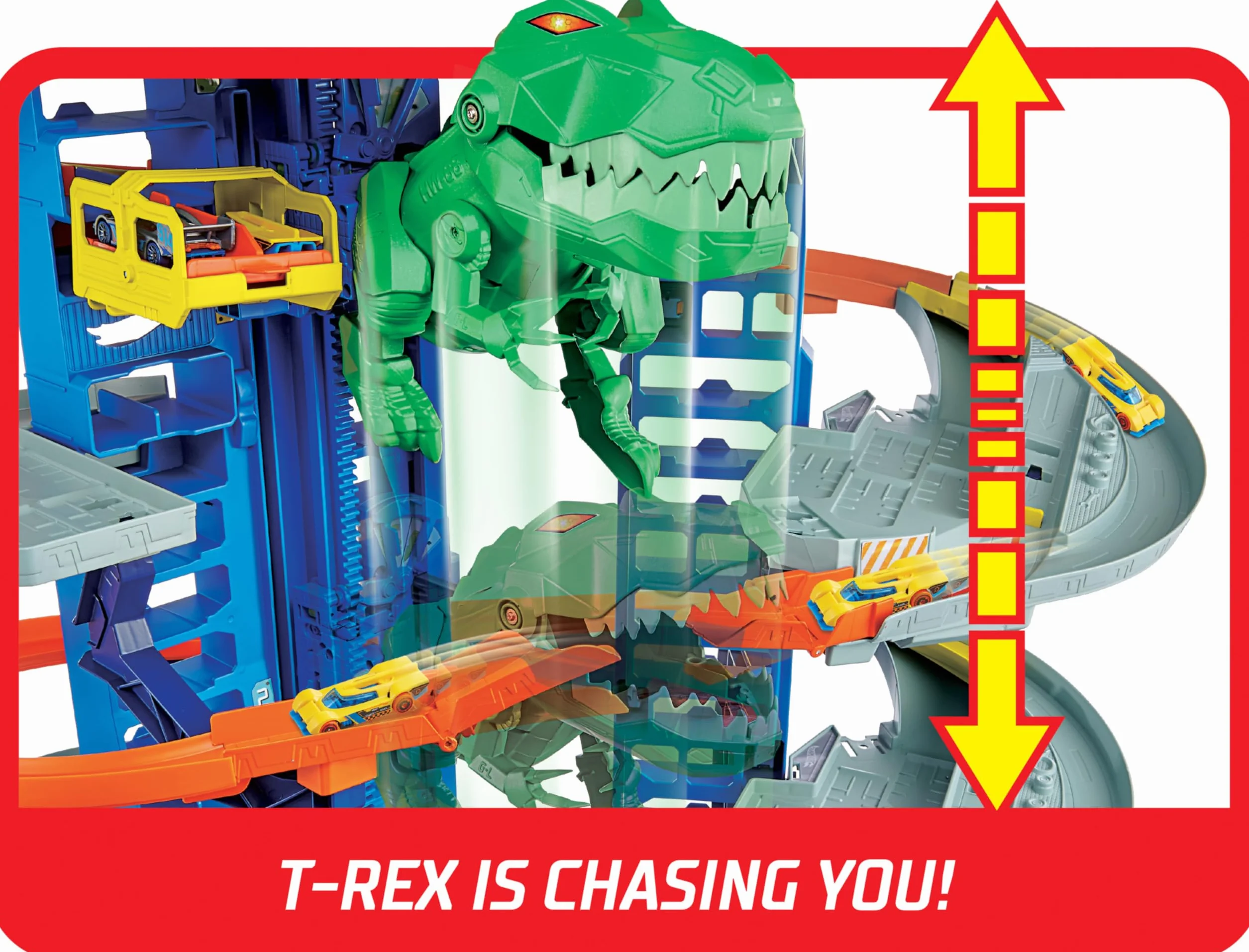 Hot Wheels Hw Ultimate Garage City Robo Beasts Zestaw do Zabawy, Wielokolorowy, Od 5 lat