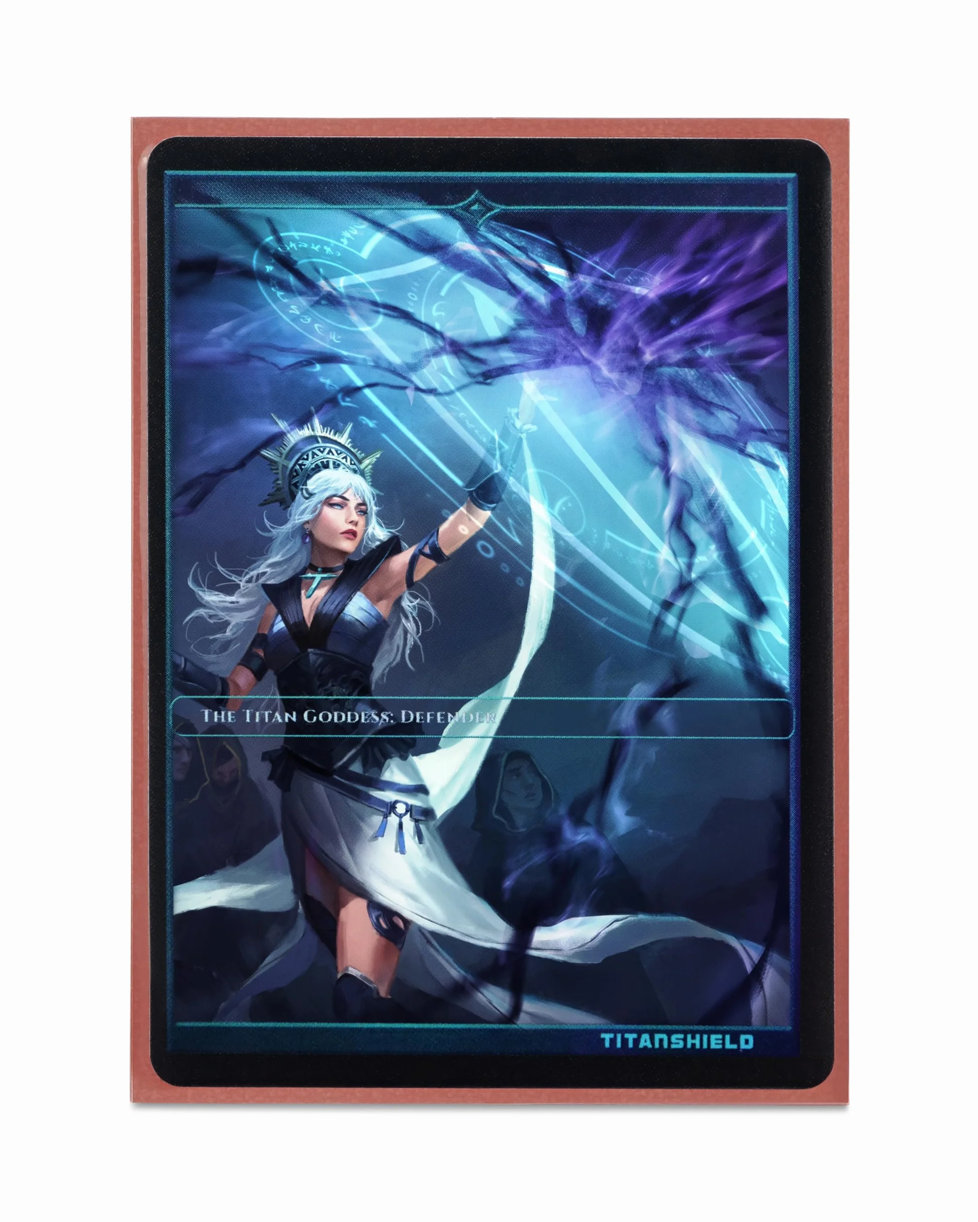 TitanShield Premium 150 szt. Standardowe rękawy do gier planszowych Trading Card Sleeves Deck Protector dla Magic The Gathering MTG, kolekcja baseballowa, Lorcana (miedź)
